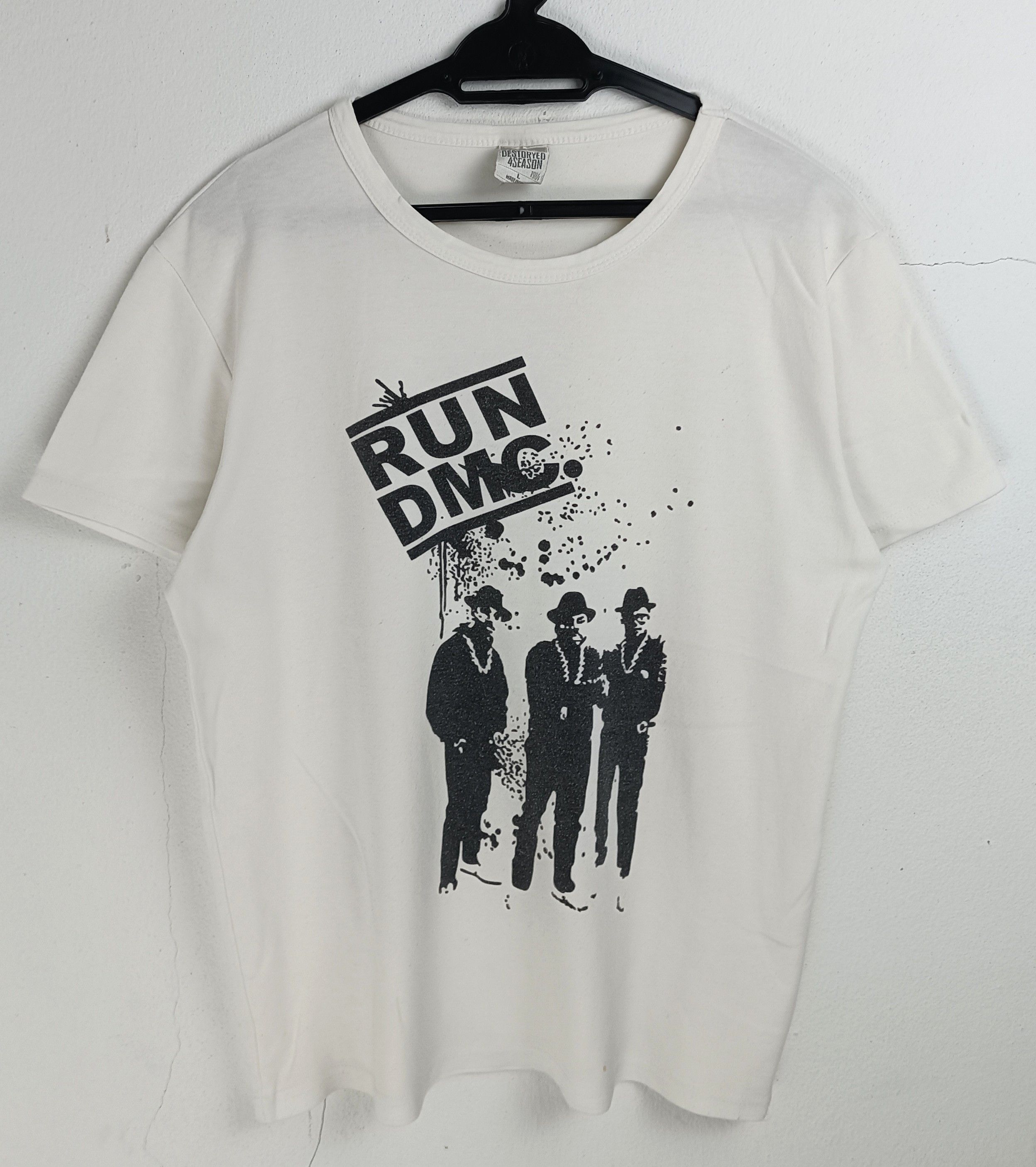 Rap Tees VINTAGE RUN DMC RAP HIPHOP TEE public enemy nwa wutang Size US M / EU 48-50 / 2 - 3 Thumbnail