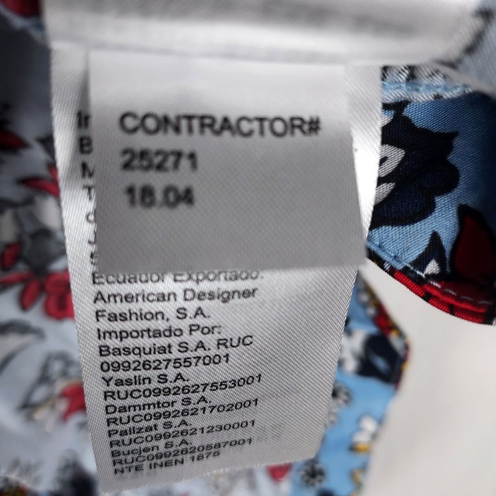 Vintage Calvin Klein Jeans Floral Shirt Men XL Blue Red Short Sleeve Button Up Viscose Size US XL / EU 56 / 4 - 7 Thumbnail