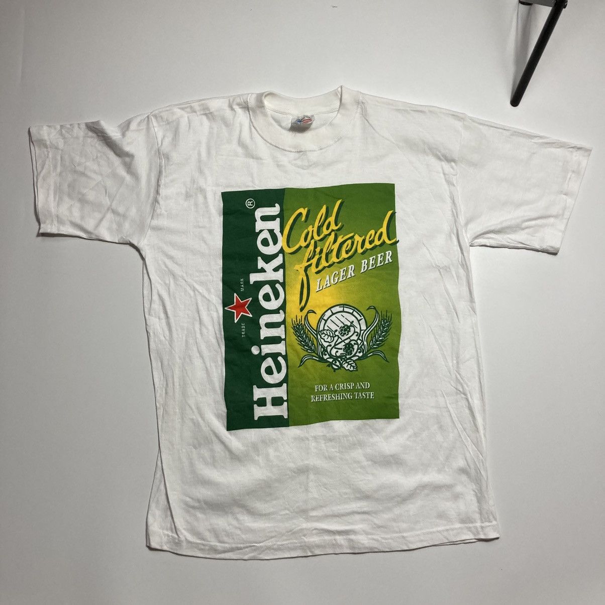 Heineken vintage heineken lager beer tee Size US XL / EU 56 / 4 - 1 Thumbnail