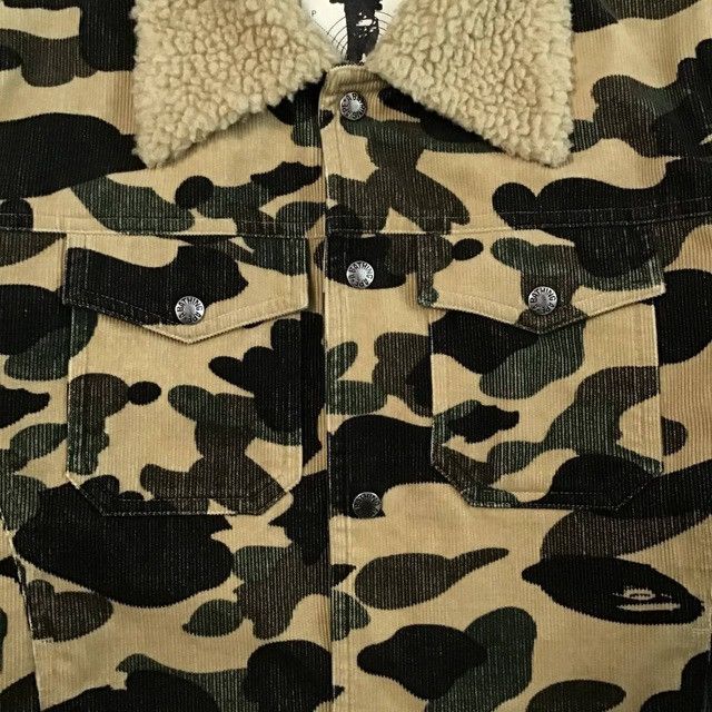 Bape × Nigo 🔥Vintage🔥 BAPE camo Corduroy Boa Jacket a bathing ape NIGO Size US S / EU 44-46 / 1 - 4 Thumbnail