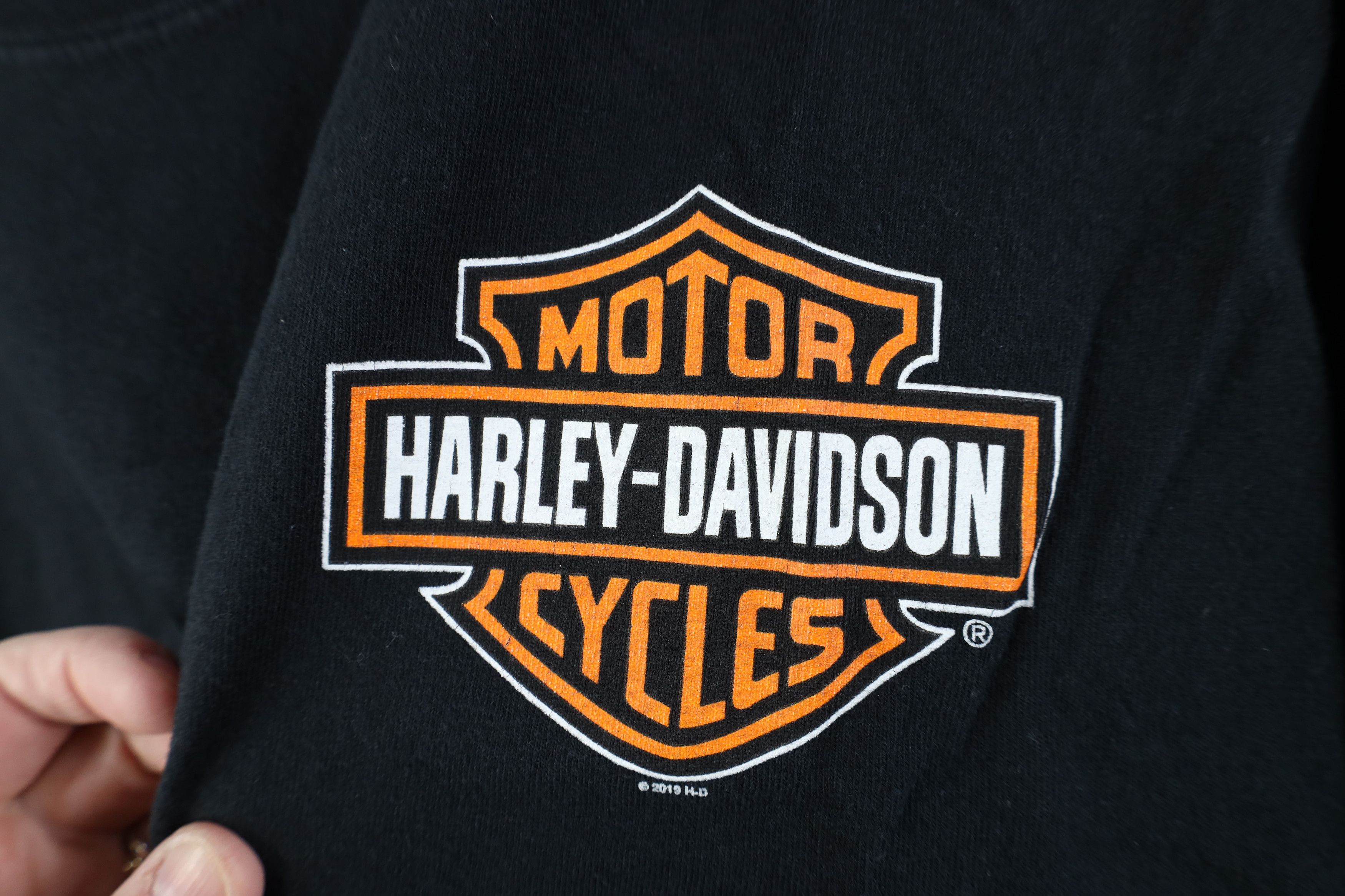 Harley Davidson Vintage Y2K Harley Davidson War Long Sleeve T-Shirt Black Size US L / EU 52-54 / 3 - 5 Thumbnail
