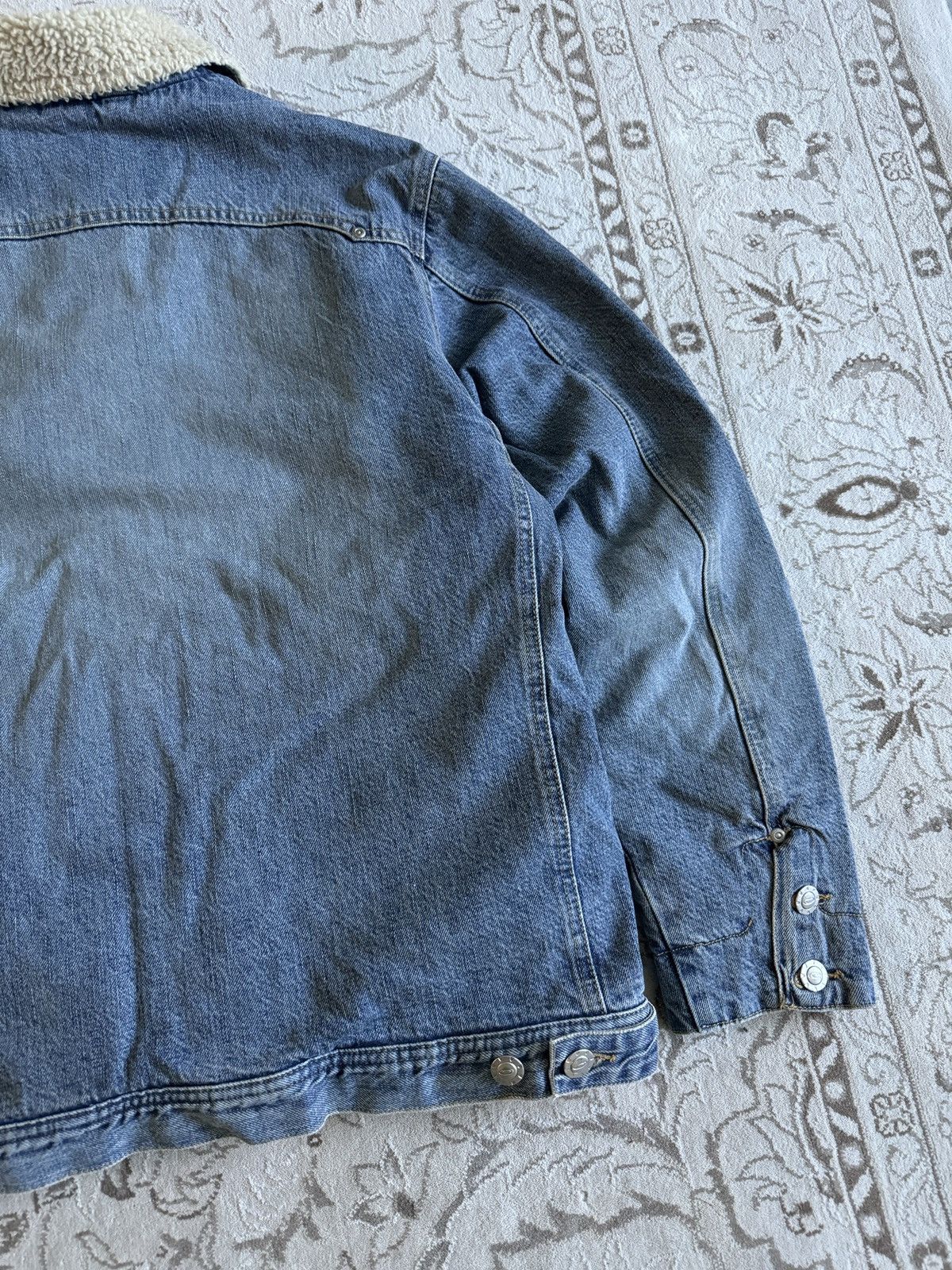 Oakley Vintage 90s Oakley Denim Sherpa Jacket Streetwear Size US M / EU 48-50 / 2 - 13 Thumbnail