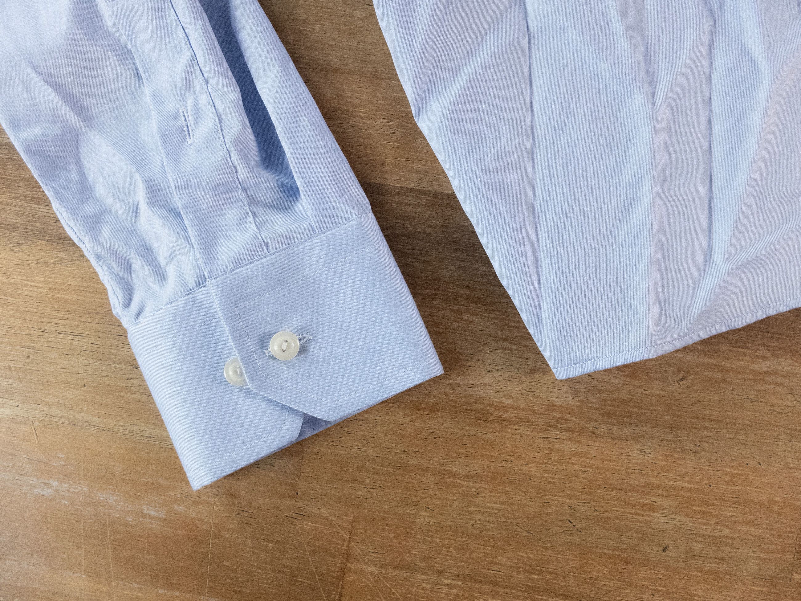 Eton ETON of Sweden slim fit blue cotton dress shirt 40 Medium Size US M / EU 48-50 / 2 - 6 Thumbnail