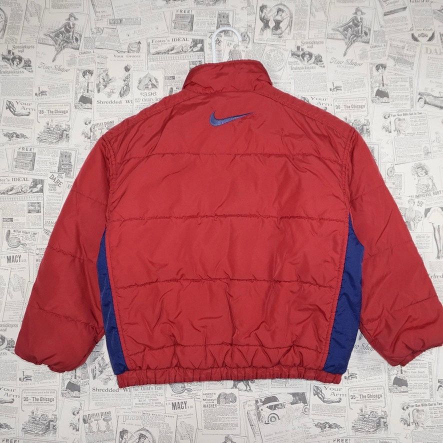 Nike Medium - Vintage Y2K Nike zip up puffer 1990s quilted jacket Size M / US 6-8 / IT 42-44 - 2 Thumbnail
