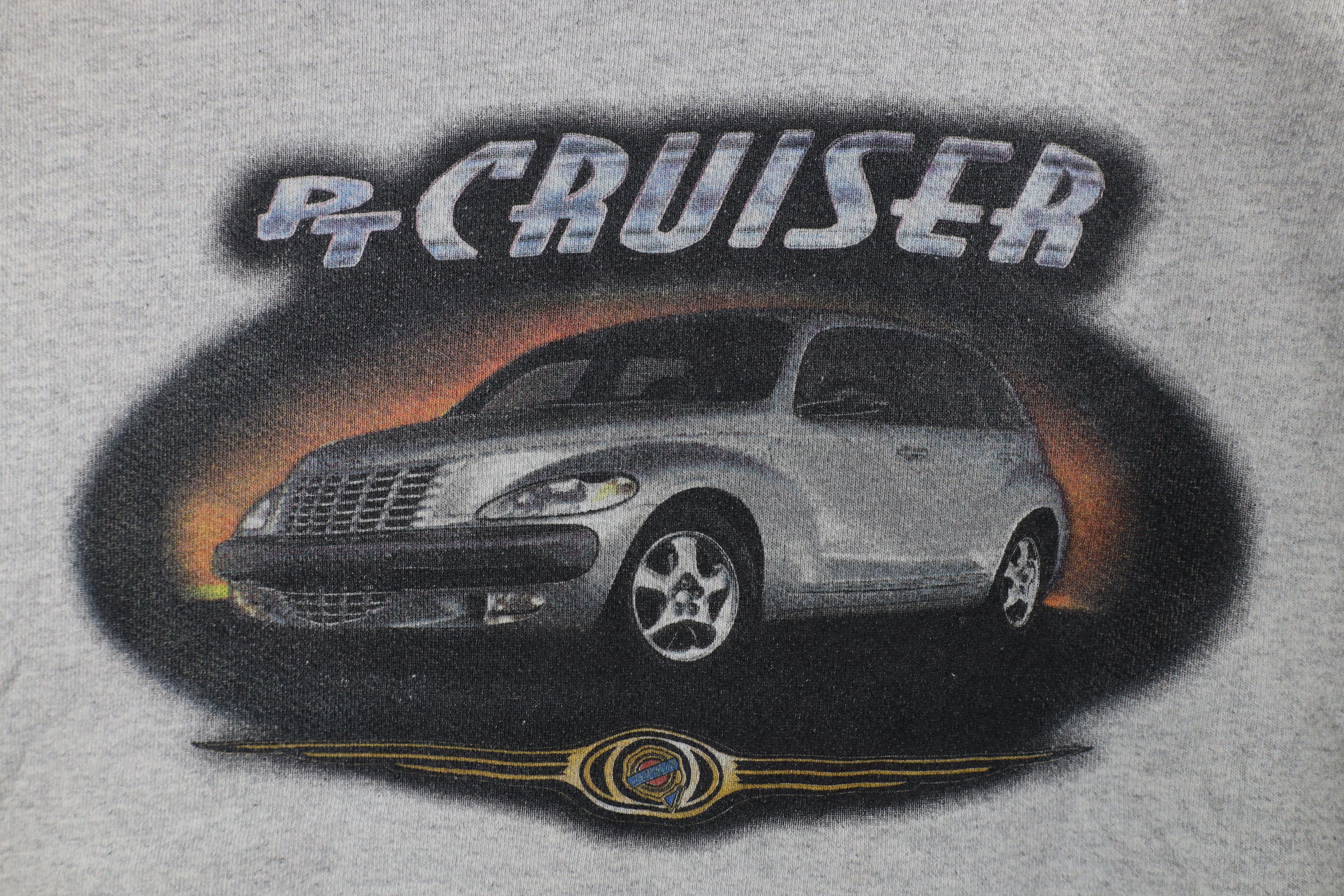 Vintage Vintage Y2K Chrysler Spell Out PT Cruiser Sweatshirt Gray Size US M / EU 48-50 / 2 - 14 Thumbnail