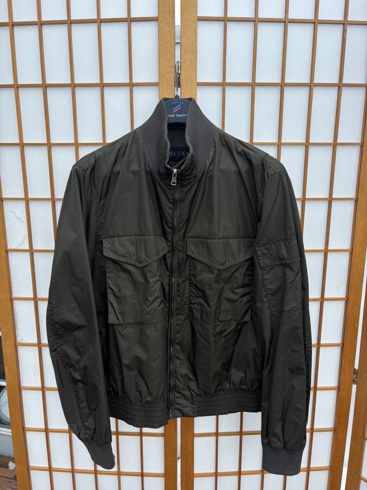 Gucci Dark green Bomber Size US M / EU 48-50 / 2 - 1 Thumbnail