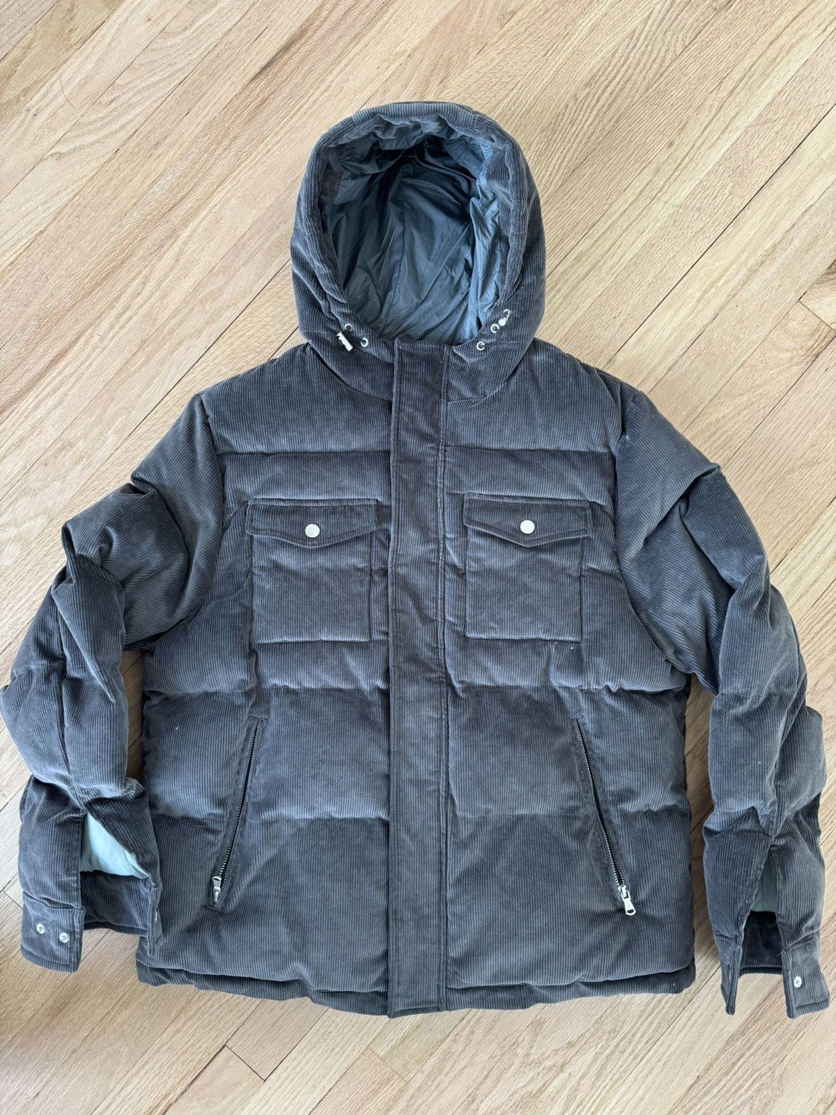 Robert Graham Robert Graham gray corduroy puffer Size US XL / EU 56 / 4 - 1 Thumbnail