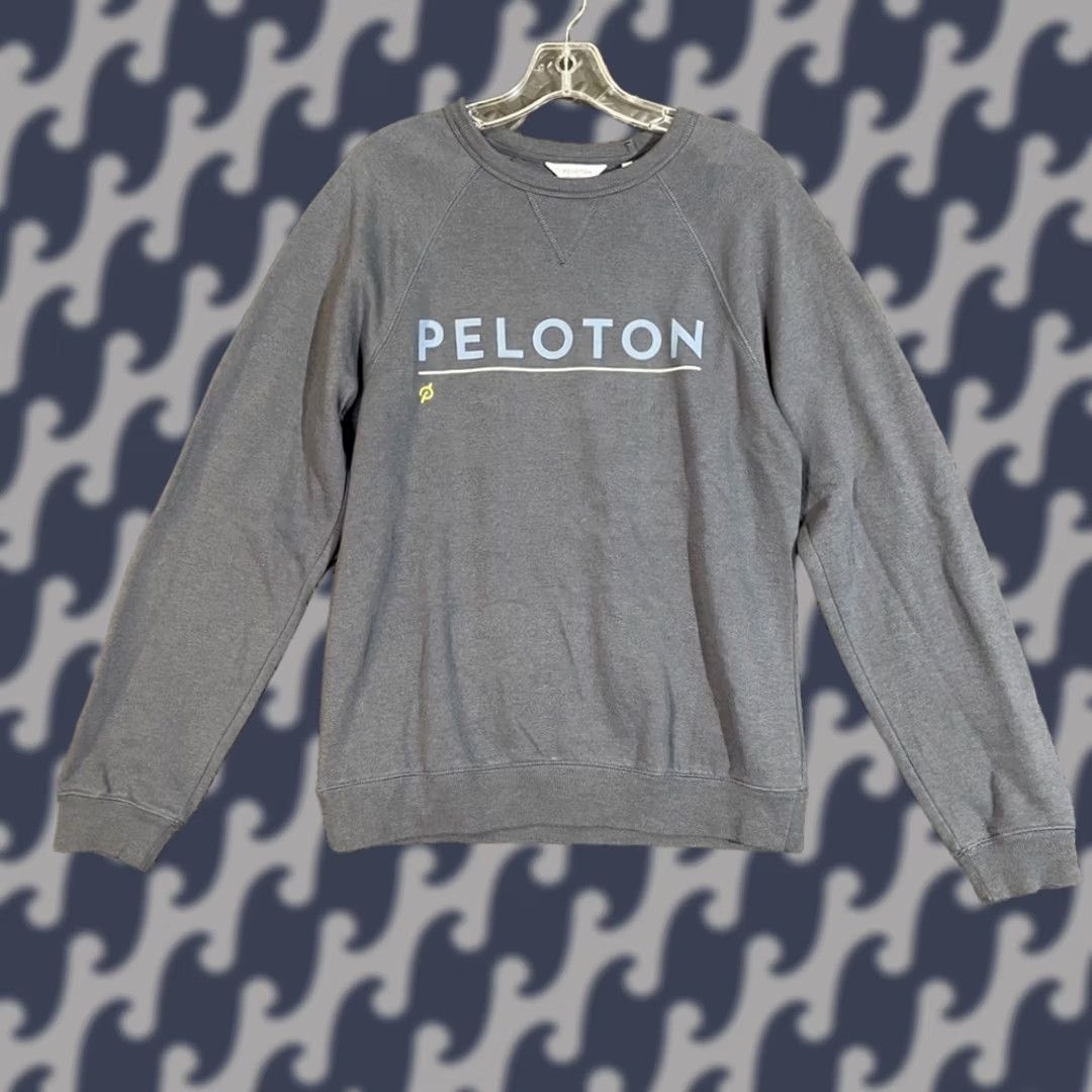 Vintage Peloton Gray Crewneck Sweatshirt Women's XS Long Sleeve Pullover Fitness Size XS / US 0-2 / IT 36-38 - 1 Thumbnail