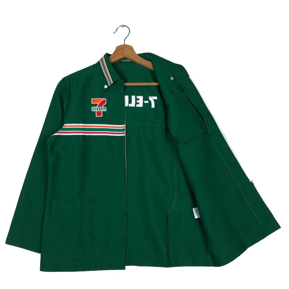 Japanese Brand 🔥Vintage Work Jacket 7-Eleven Big Logo Spell Out Size US M / EU 48-50 / 2 - 11 Thumbnail