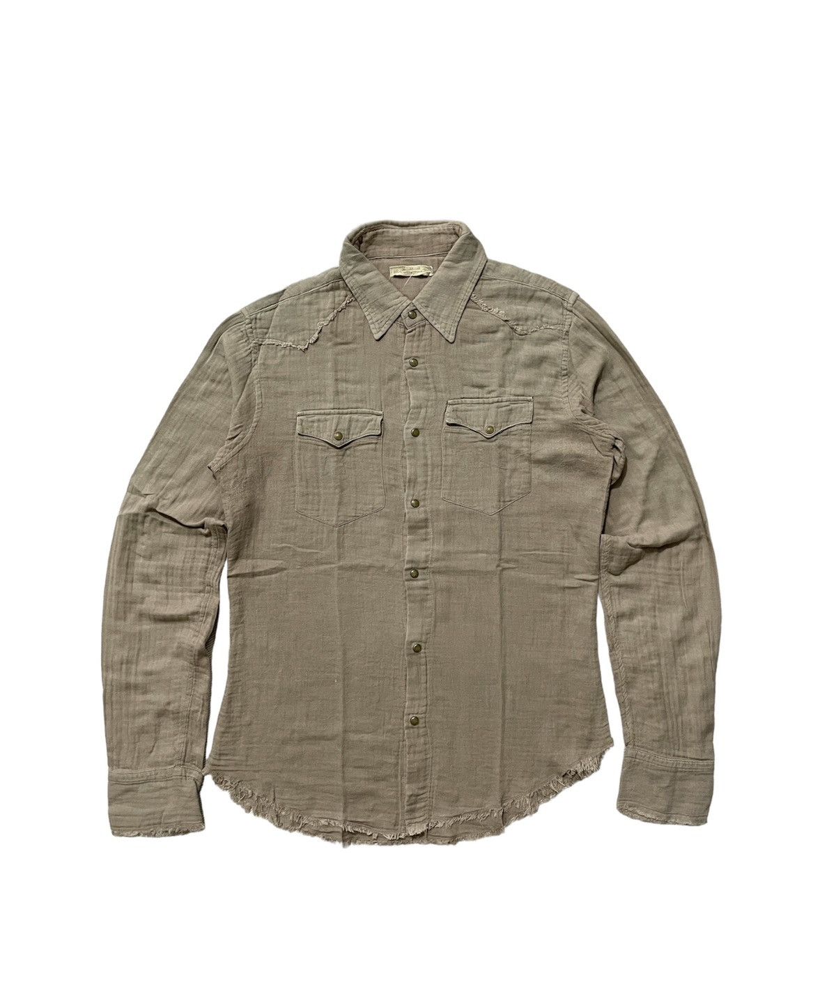 If Six Was Nine Vintage GOA western distressed Button Up Shirts Size US M / EU 48-50 / 2 - 1 Thumbnail