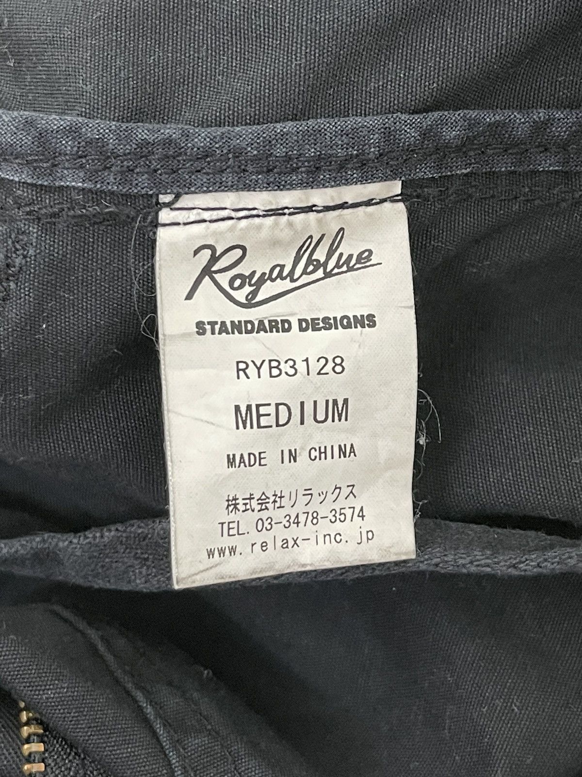 Japanese Brand Cargo Pant Royal Blue Regular Fit 6🟦9 Size US 33 - 19 Thumbnail