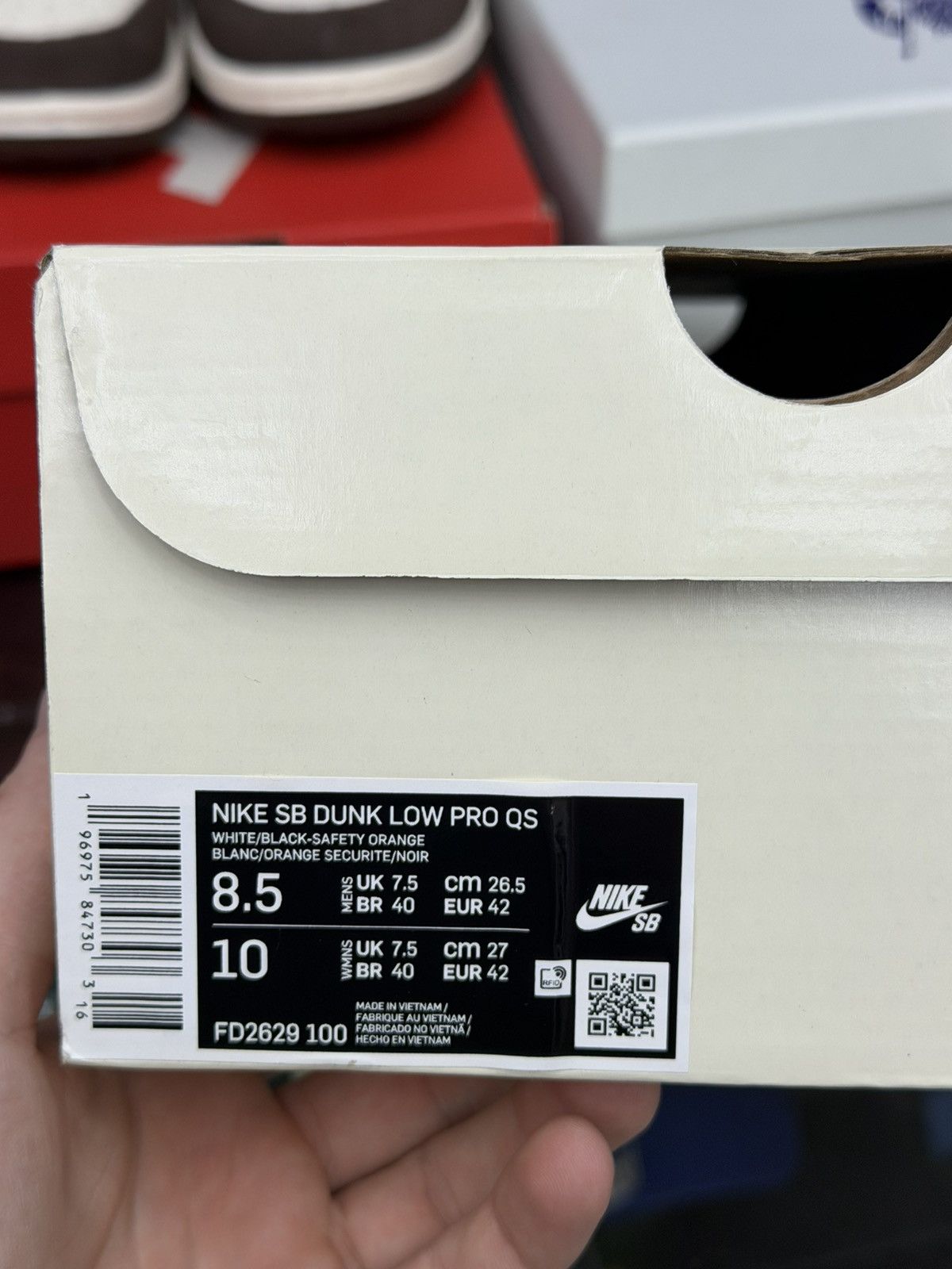 Nike Size 8.5 - Nike SB Dunk Low TIGHTBOOTH Size US 8.5 / EU 41-42 - 10 Thumbnail