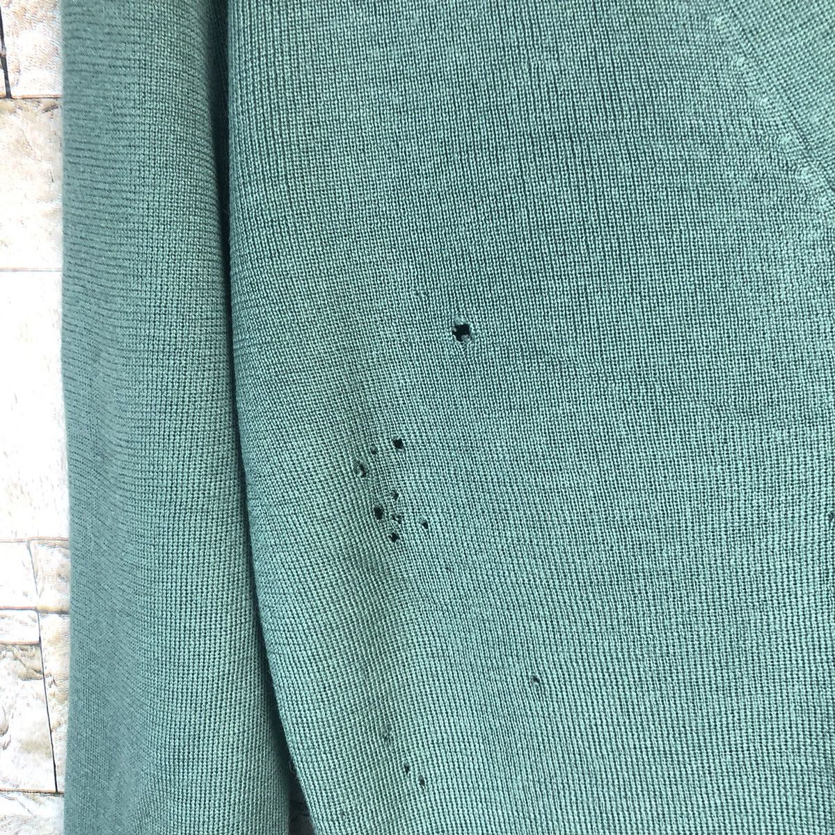 Vintage Les Halles Green Cardigan Knitwear #A163 Size S / US 4 / IT 40 - 11 Thumbnail