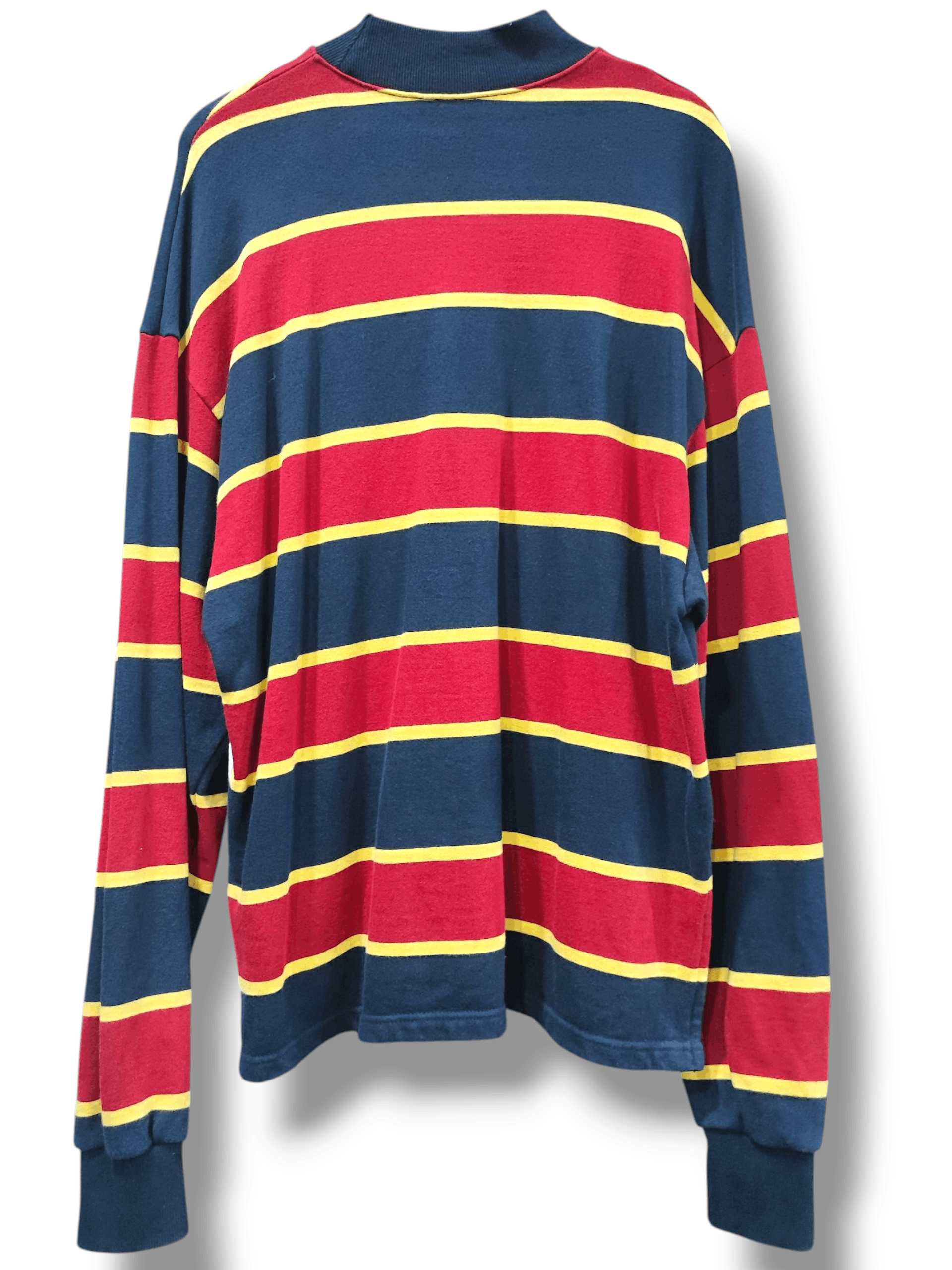 Japanese Brand ROMANTIC CROWN RUGBY LONG SLEEVE Size US L / EU 52-54 / 3 - 3 Thumbnail