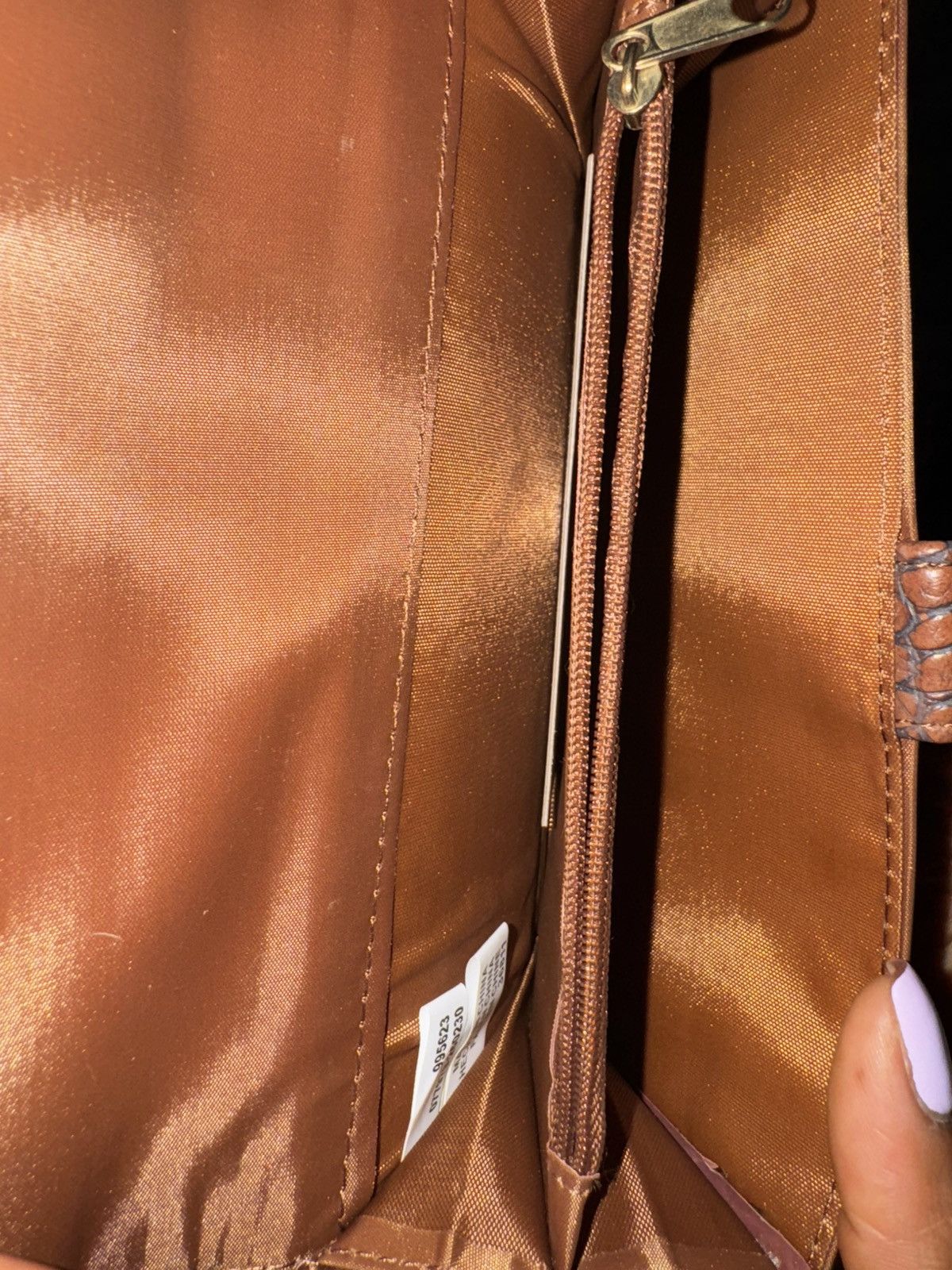 Kenneth Cole Kenneth Cole Reaction Brown Crocodile Embossed Wallet Size ONE SIZE - 7 Thumbnail