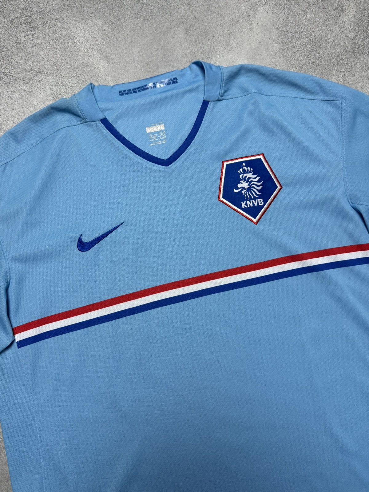 Nike Netherlands 2008 2009 Away Football Shirt Soccer Jersey Nike Size US XL / EU 56 / 4 - 3 Thumbnail