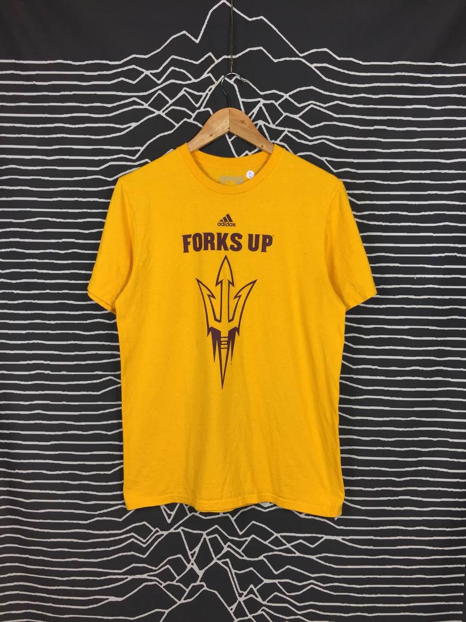 Adidas × Vintage Adidas The Go-To Tee Sun Devils Arizona State Forks Up Tee Size US M / EU 48-50 / 2 - 1 Thumbnail