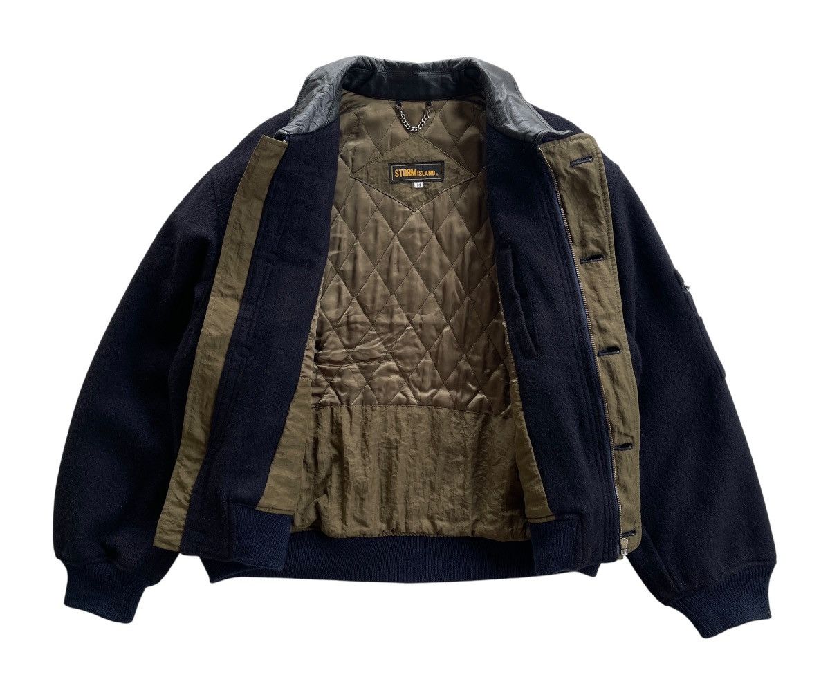 Japanese Brand Storm Island Wool Blouson Jacket Navy Size US M / EU 48-50 / 2 - 10 Thumbnail