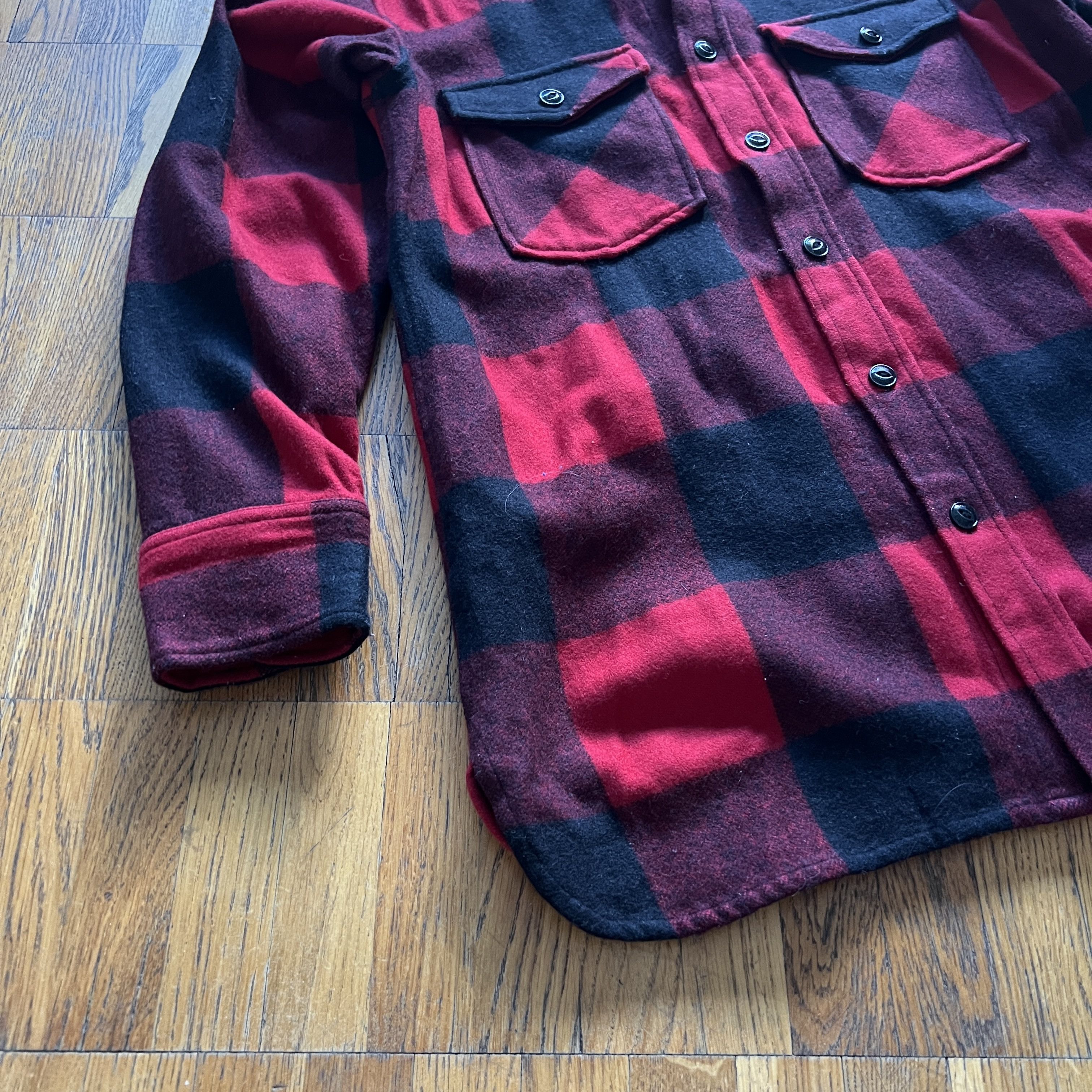 Woolrich Woolen Mills Men's WOOLRICH Check Wool Shirt Canadian Overshirt Jacket Size US M / EU 48-50 / 2 - 4 Thumbnail