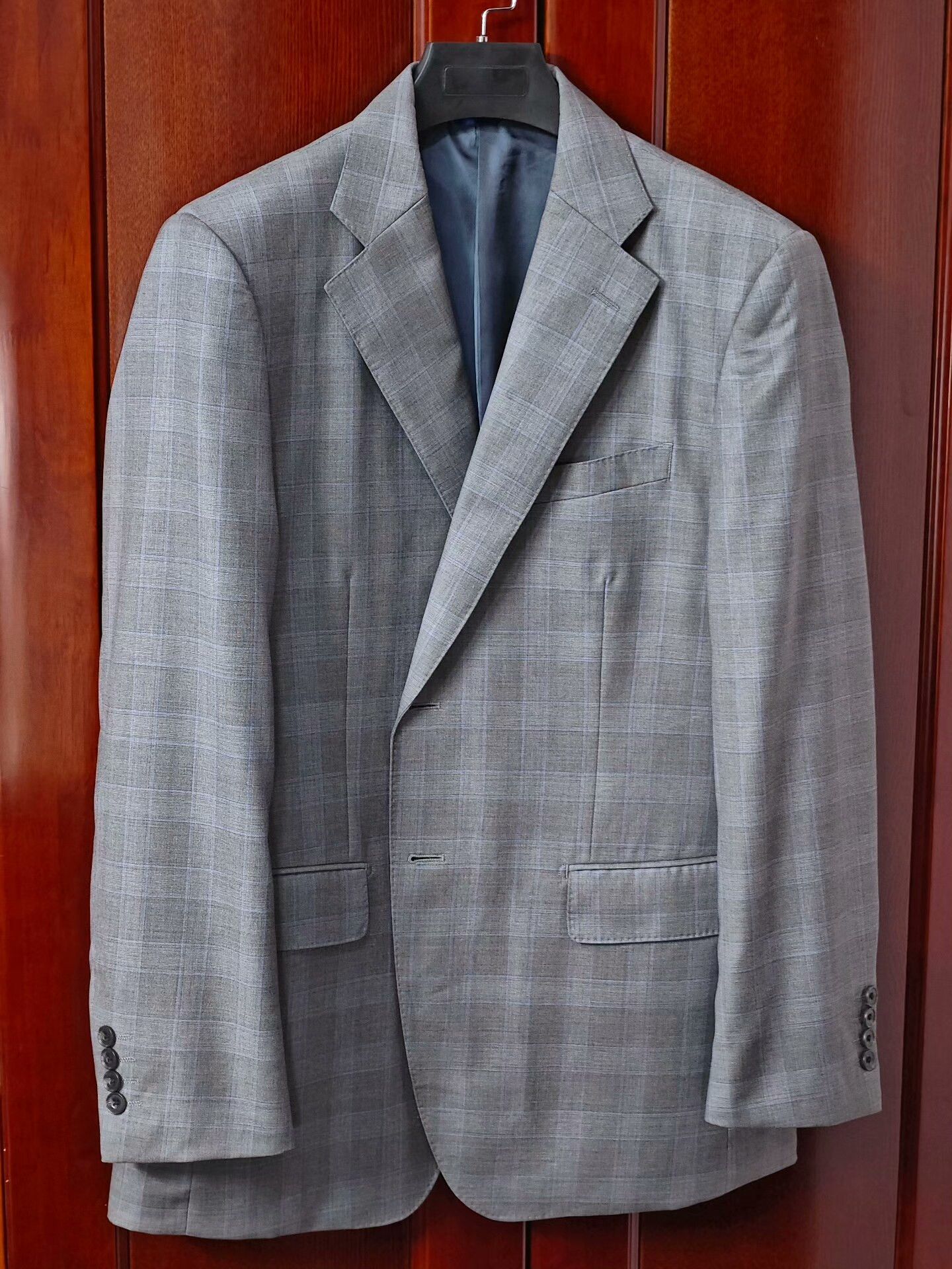 Japanese Brand Italian Wool Half-Canvas Suit Jacket Size US L / EU 52-54 / 3 - 1 Thumbnail