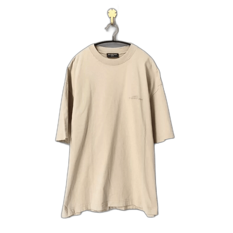 Other Balenciaga men's beige short sleeve T Size US S / EU 44-46 / 1 - 1 Thumbnail