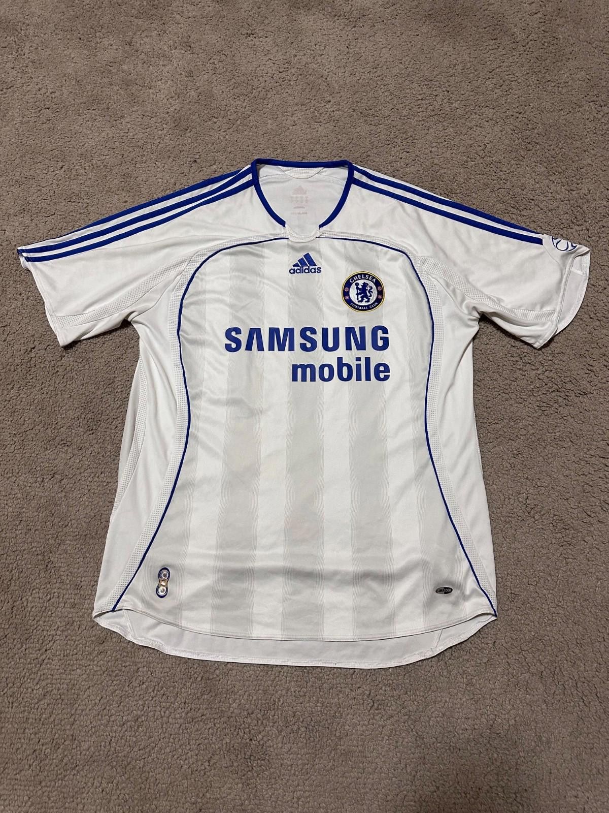 Lampard #8 Chelsea 2006/07 Away Football Soccer Shirt Jersey