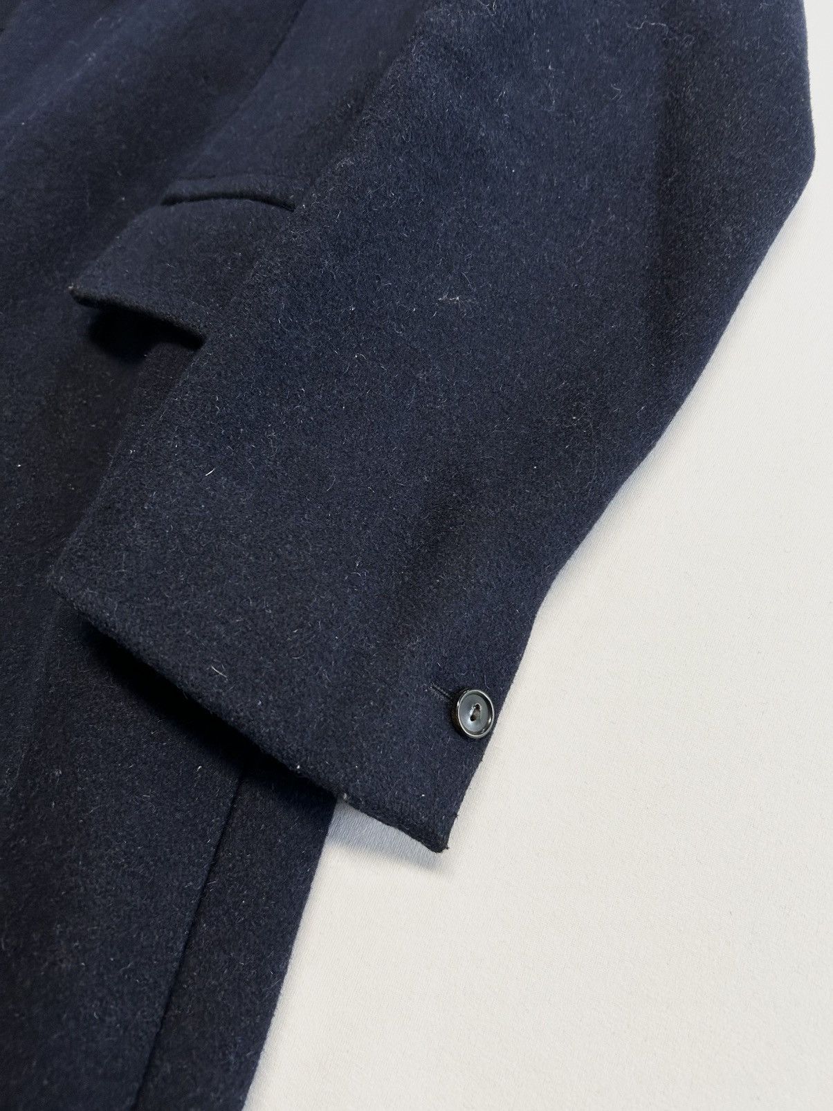 Our Legacy FW2015 Heavy Camel Wool Coat Navy Size US M / EU 48-50 / 2 - 7 Thumbnail