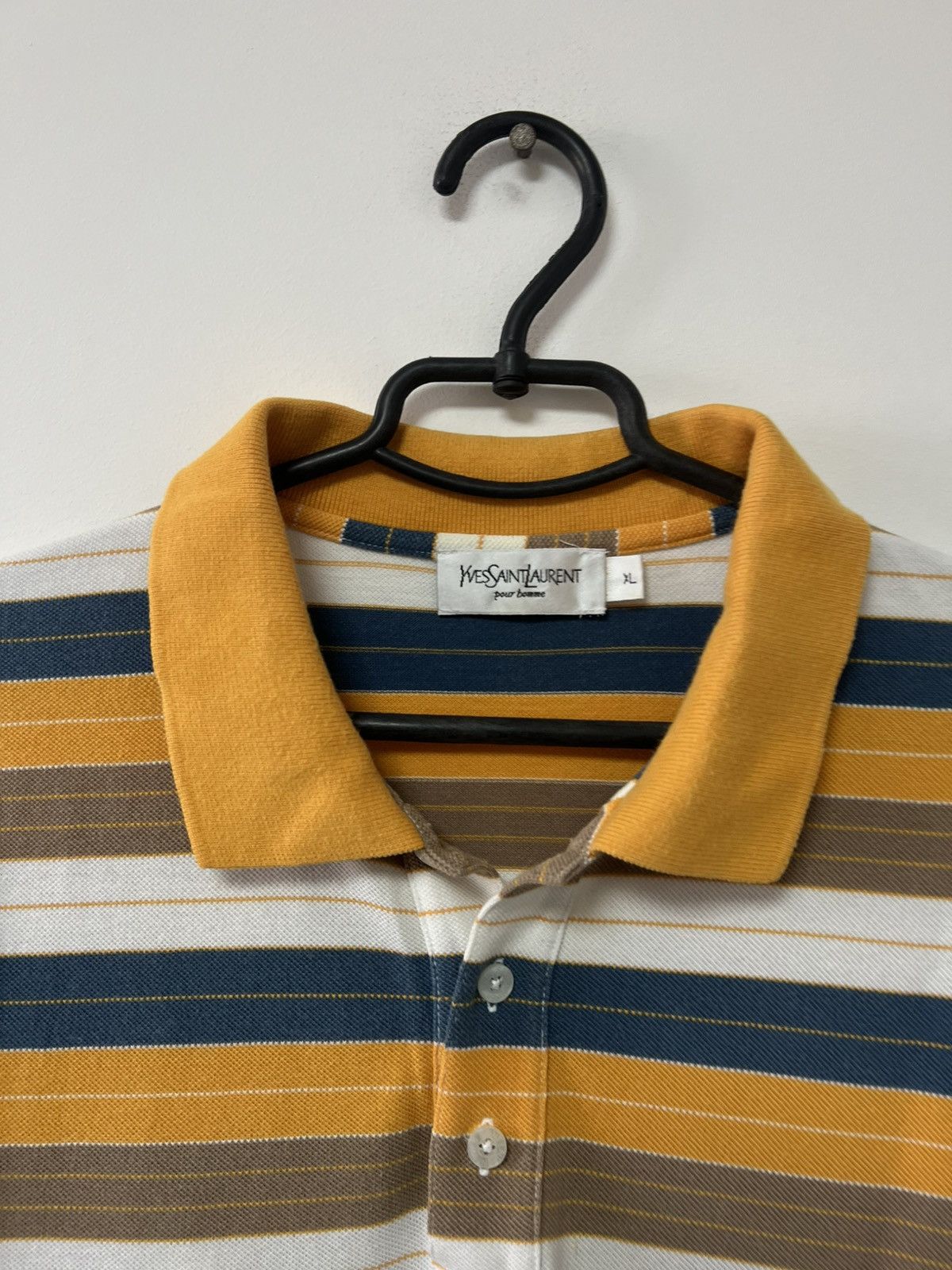 Yves Saint Laurent Hype Yves Saint Lauren Polo T Shirt YSL Luxury Mens sz XL Size US XL / EU 56 / 4 - 8 Thumbnail