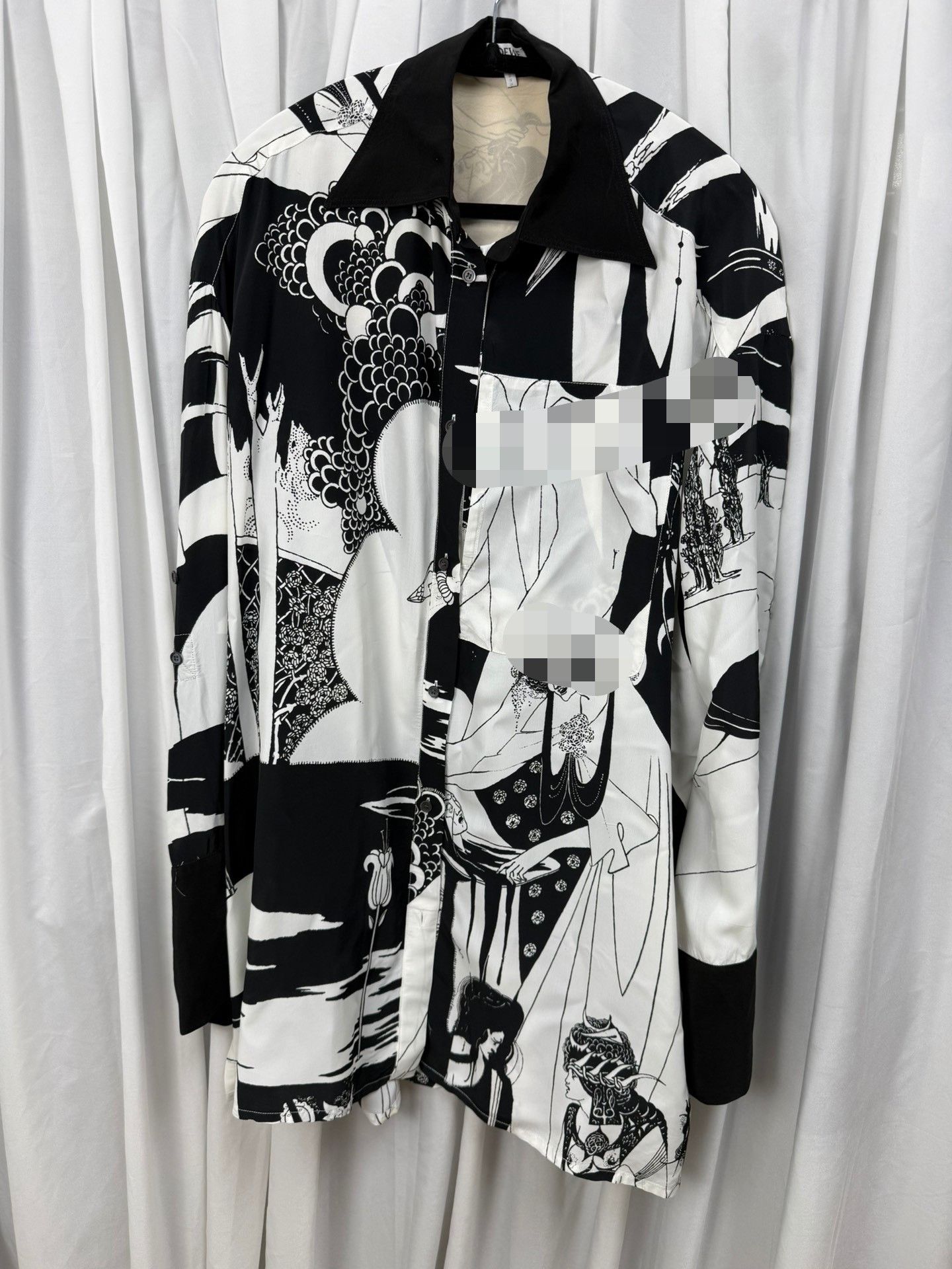 Loewe LOEWE Abstract Illustration Loose Shirt Size US M / EU 48-50 / 2 - 1 Thumbnail