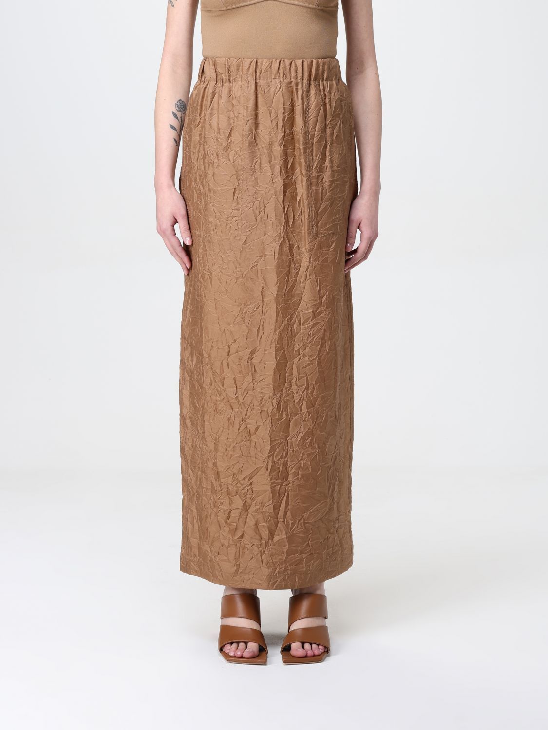 Max Mara Max Mara Skirt Woman Brown Size 30" / US 8 / IT 44 - 1 Thumbnail