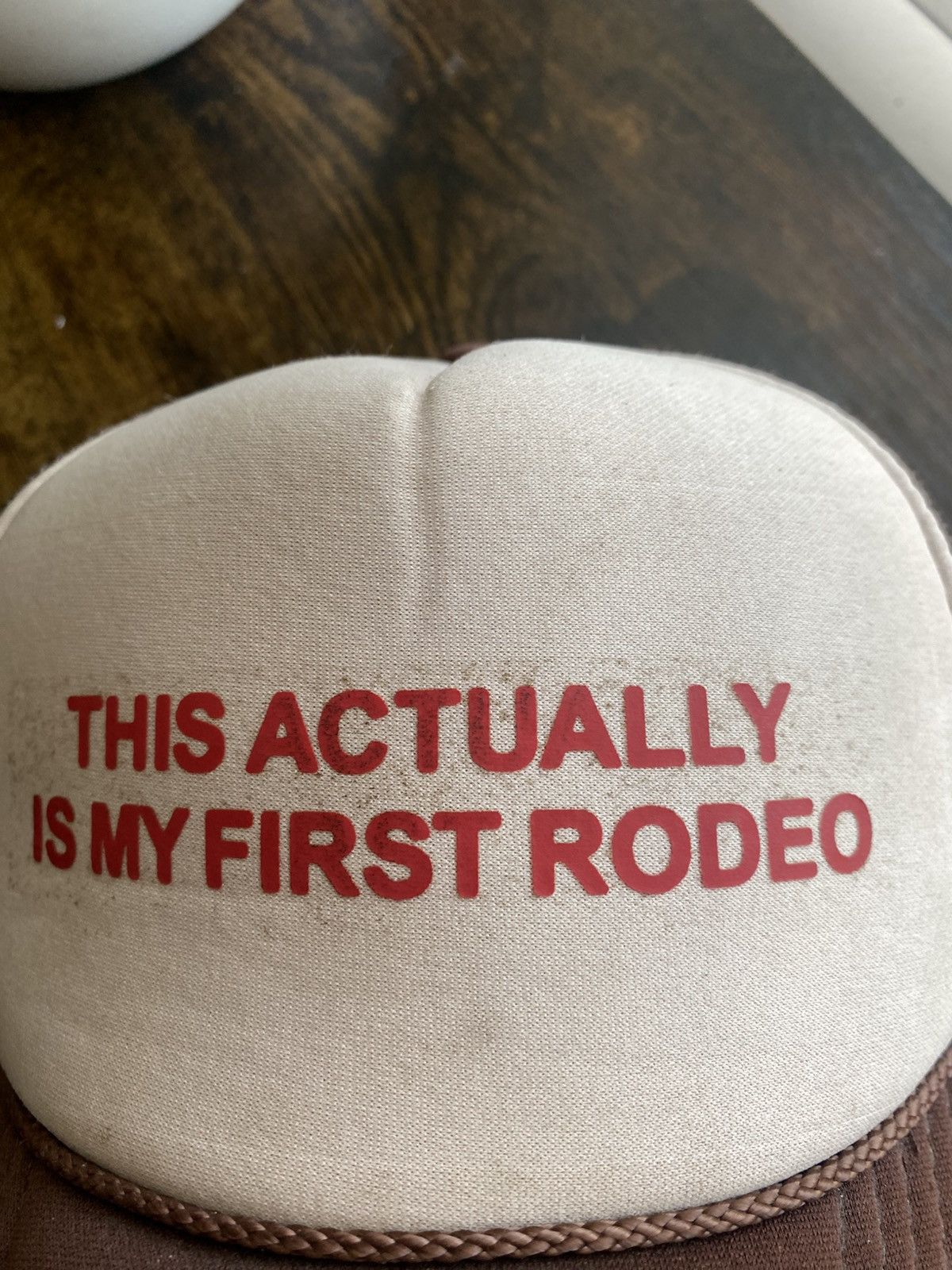 Other Funny This Actually is My First Rodeo Trucker Hat Size ONE SIZE - 3 Thumbnail
