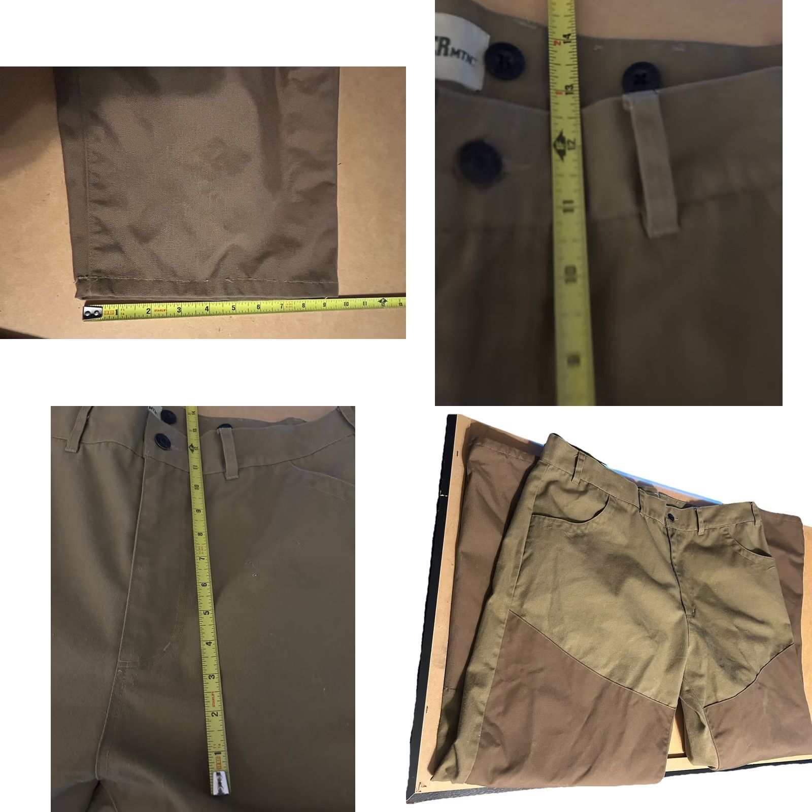 Vintage Gander Mountain Brush Briar Duck Hunting Pants 40x31 Brown Canvas 5-Pocket Zip Button Workwear Mens Hunting Pants Size US 40 / EU 56 - 11 Thumbnail
