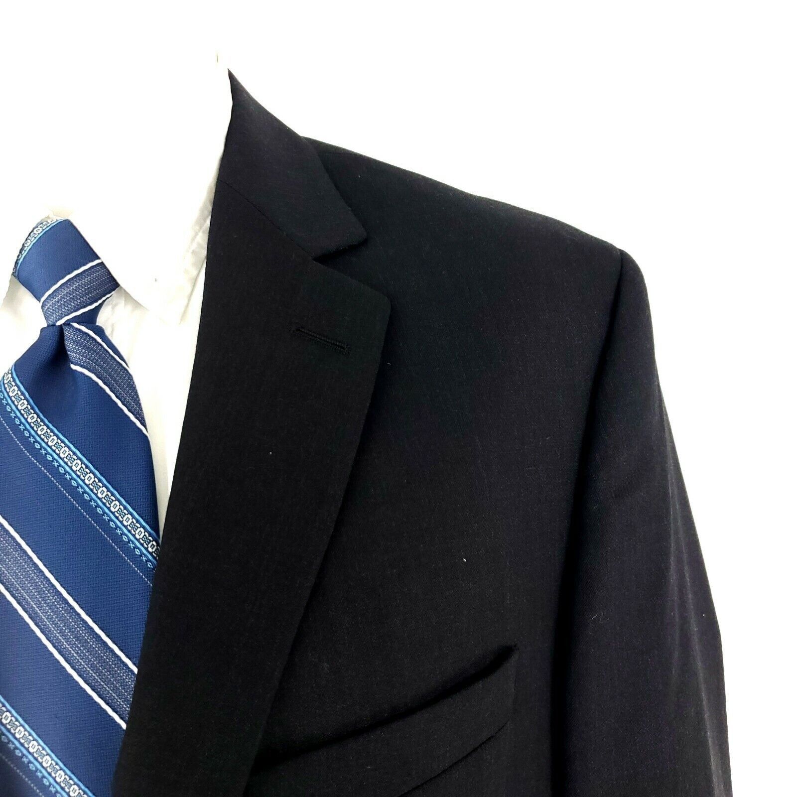 Pronto Uomo NEW Pronto Uomo Wool 2 Button Blazer 40R Charcoal Gray Sport Size 40R - 2 Thumbnail