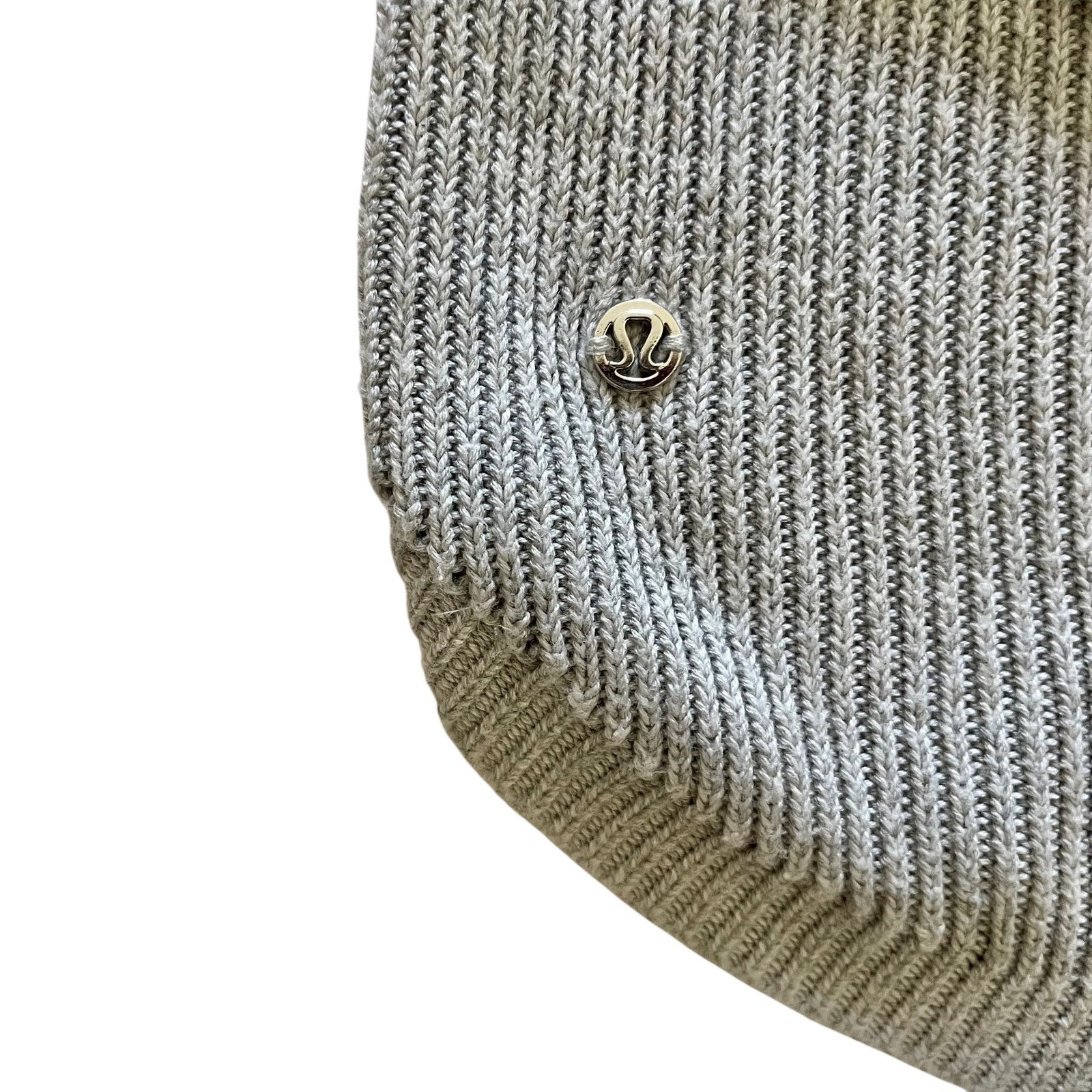 Lululemon Lululemon Cabin Yogi Heather Gray Pullover Sweater Top Size S / US 4 / IT 40 - 4 Thumbnail