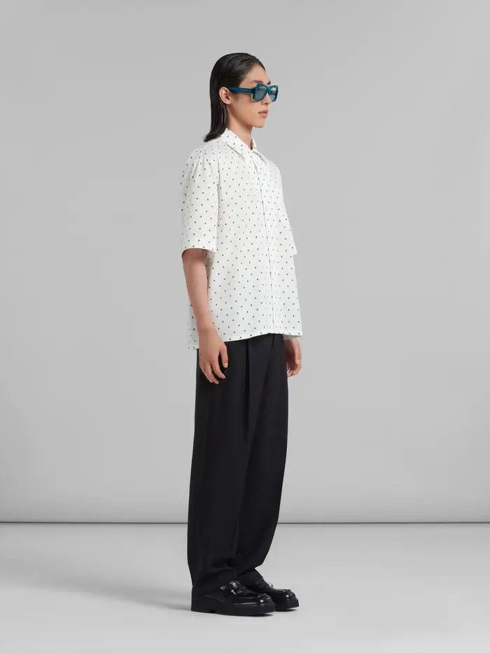 Marni o1w1db10125 Polka Dot Shirt in White Size US M / EU 48-50 / 2 - 4 Thumbnail