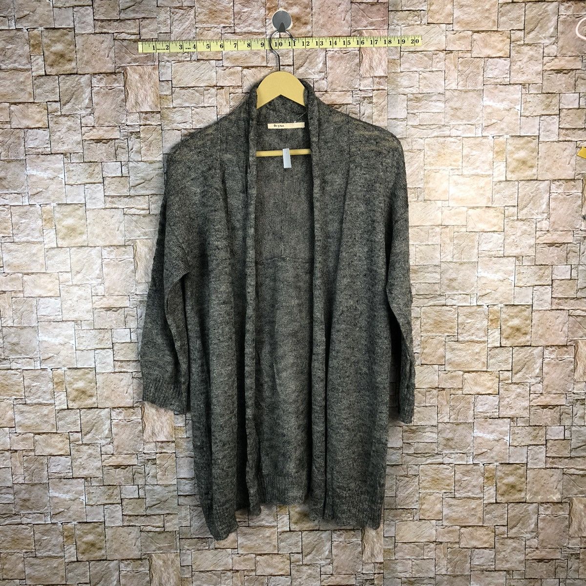 Ohywa Grey Cardigan Knitwear #A787