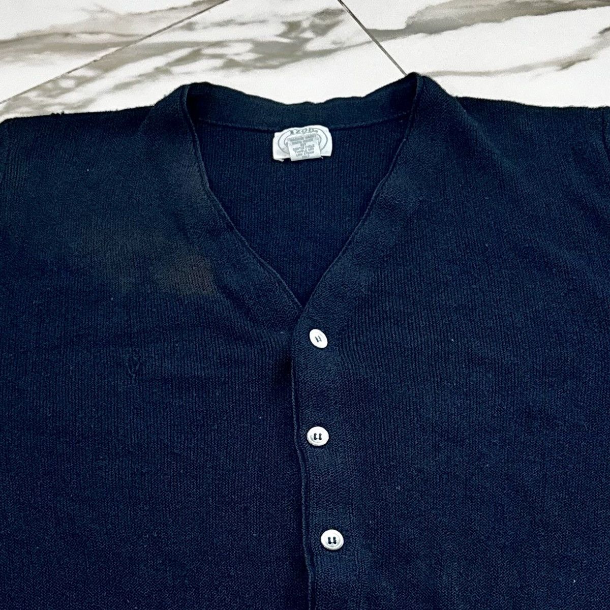 Lacoste × Vintage VINTAGE LACOSTE NAVY CARDIGAN! Size US M / EU 48-50 / 2 - 4 Thumbnail