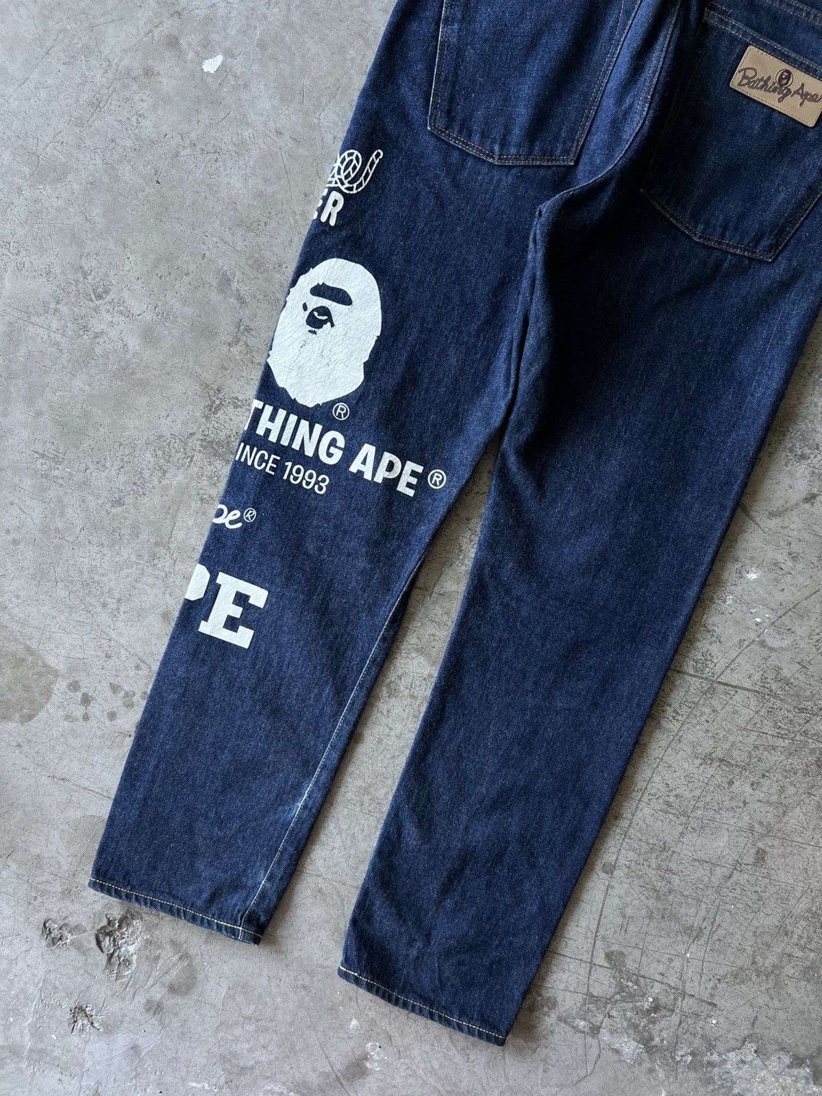 Bape Bape - 2008 Type 5 Selvedge Denim Jeans Size US 32 / EU 48 - 12 Thumbnail
