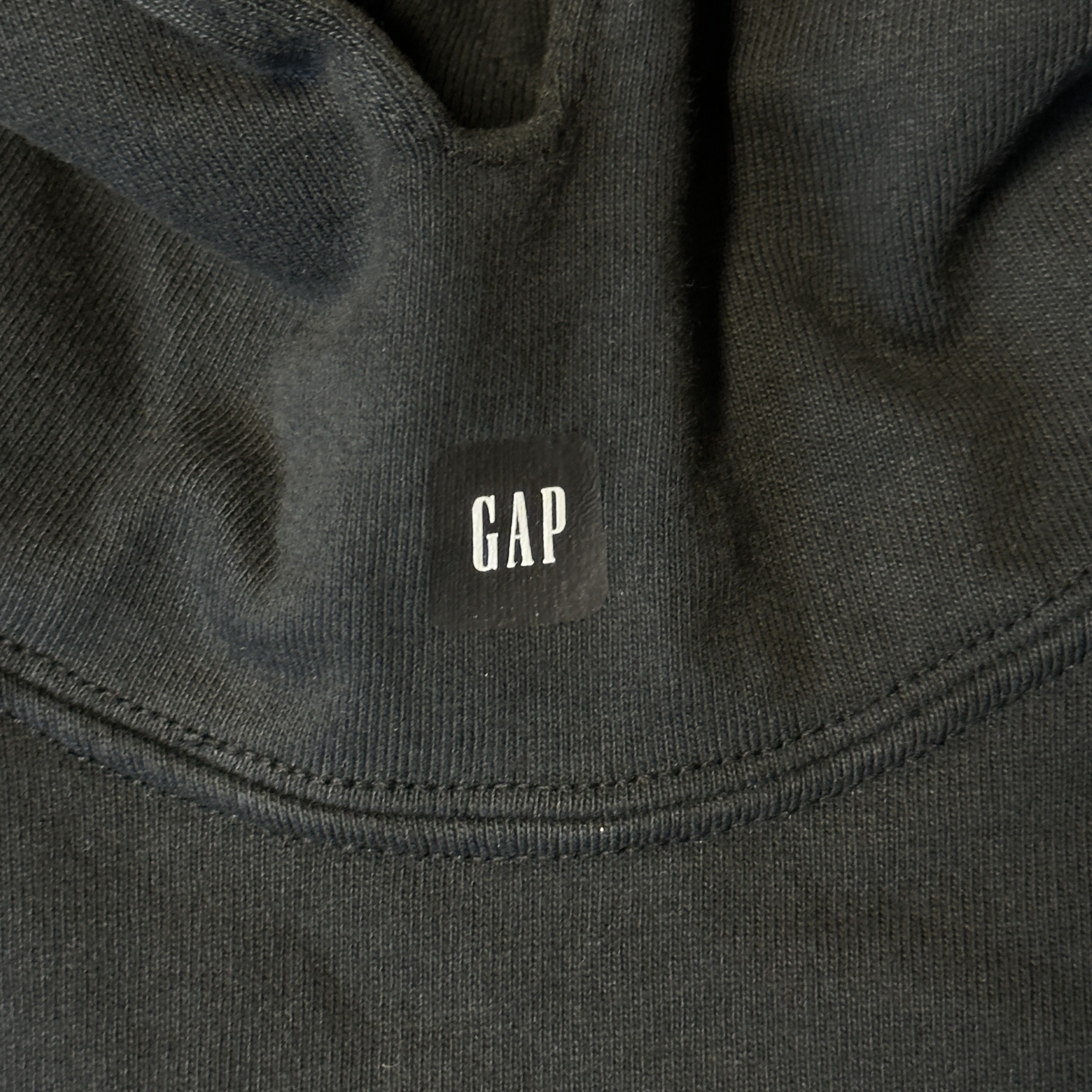 Gap Vintage GAP YZY Black Hoodie Pullover Size Medium two ply RARE Size US M / EU 48-50 / 2 - 2 Thumbnail