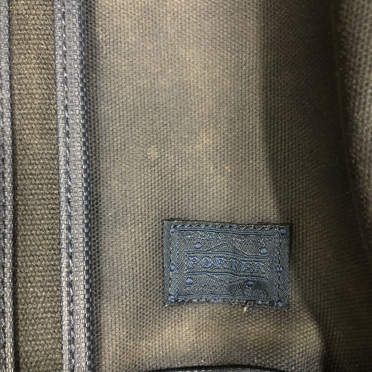 Japanese Brand 📌Vintage Porter Made in Japan Tote Bag Duck Canvas Detroit Size ONE SIZE - 19 Thumbnail