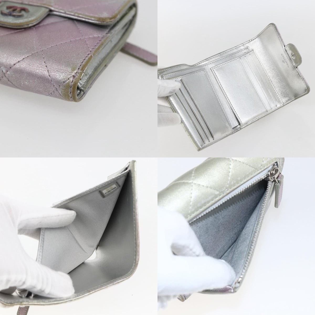 Chanel Chanel Matelasse Coco Mark Bifold Wallet Size ONE SIZE - 4 Thumbnail
