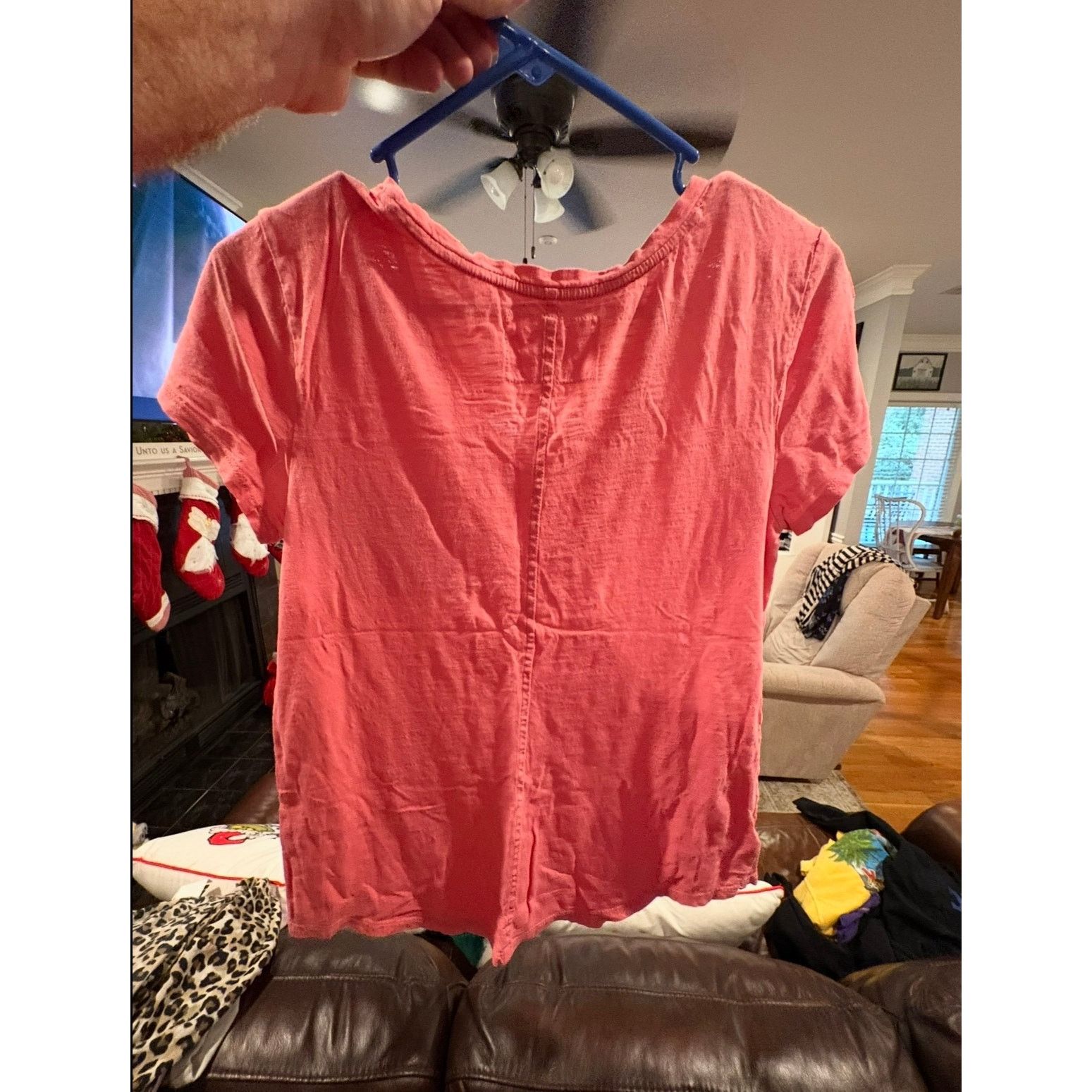 Loft LOFT Vintage Wash T Shirt XS 0 2 Coral Pink Short Sleeve Size XS / US 0-2 / IT 36-38 - 5 Thumbnail
