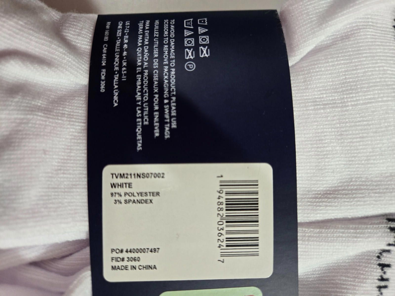 Tommy Hilfiger Men's Tommy Hilfiger Mens Cushion No Show Socks 6 pack NWT Size ONE SIZE - 4 Thumbnail