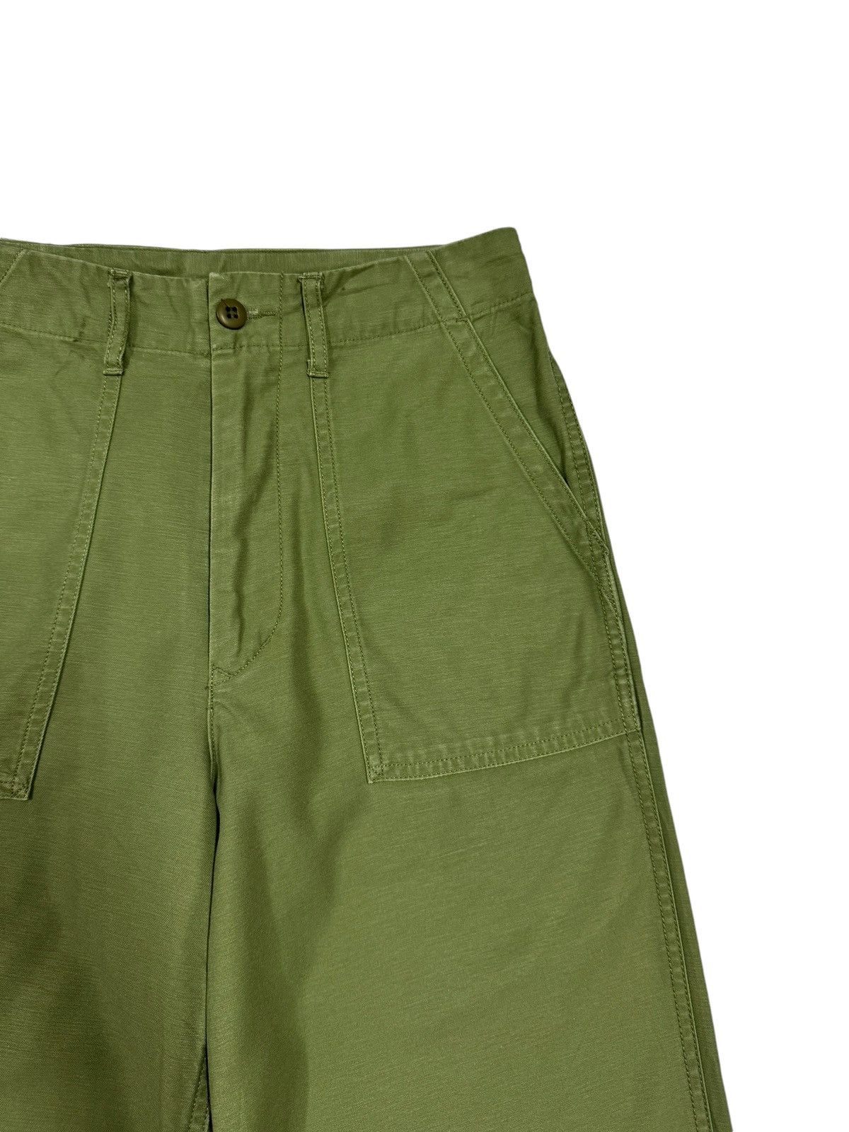 Japanese Brand Coen Co.Ltd Japan Fatigue Olive Green Pant Size US 30 / EU 46 - 9 Thumbnail