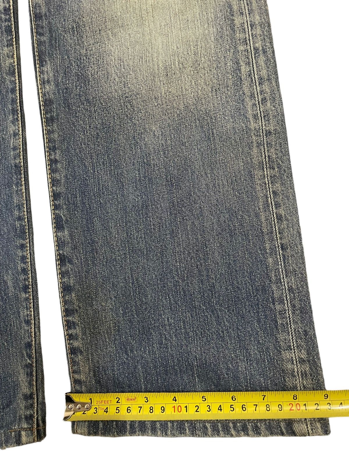 Edwin Vintage 90s Edwin Blue Wash Distressed Destroyer Jeans Size US 32 / EU 48 - 14 Thumbnail