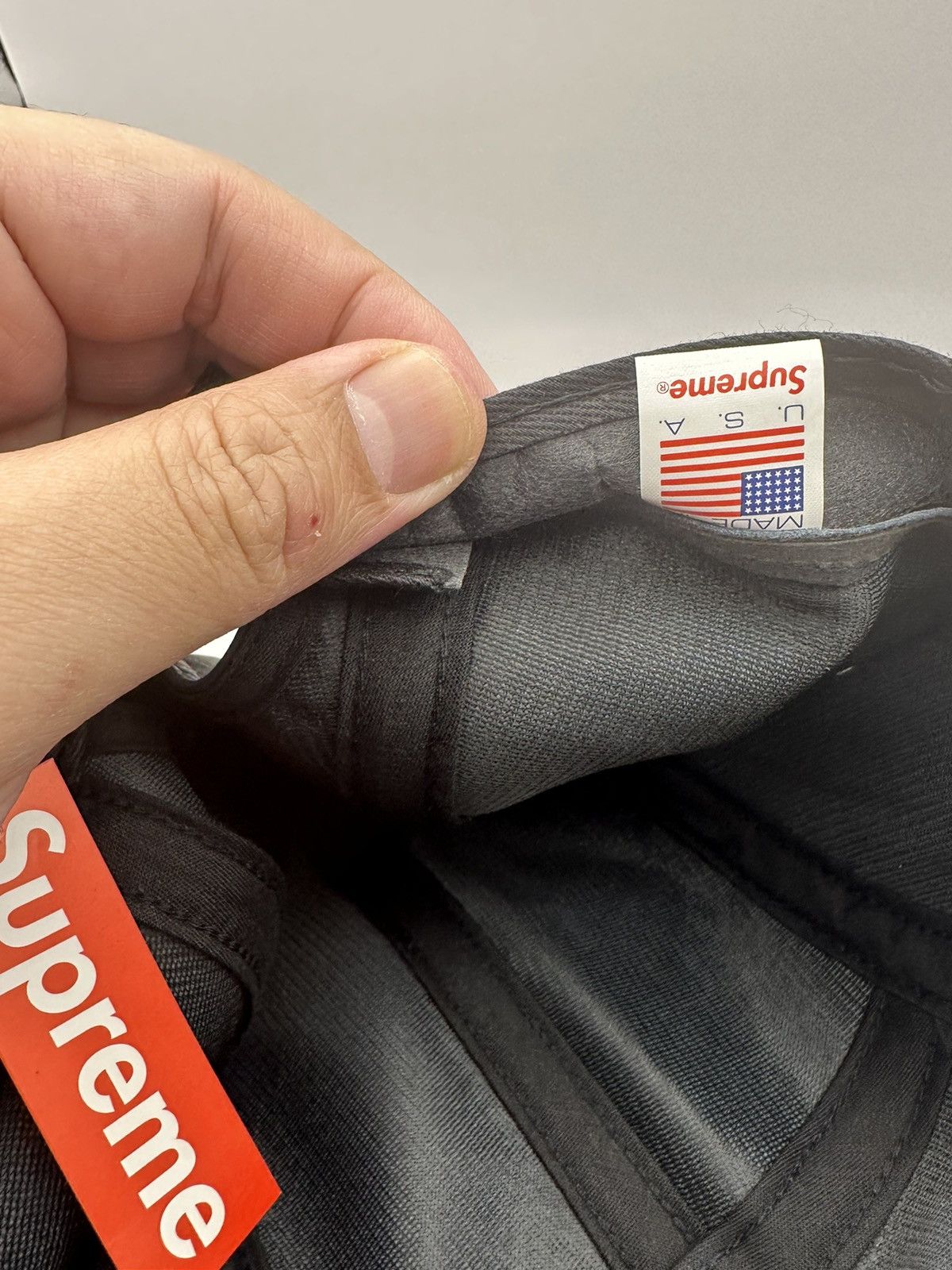 Supreme Supreme Leather Camp Cap Size ONE SIZE - 7 Thumbnail