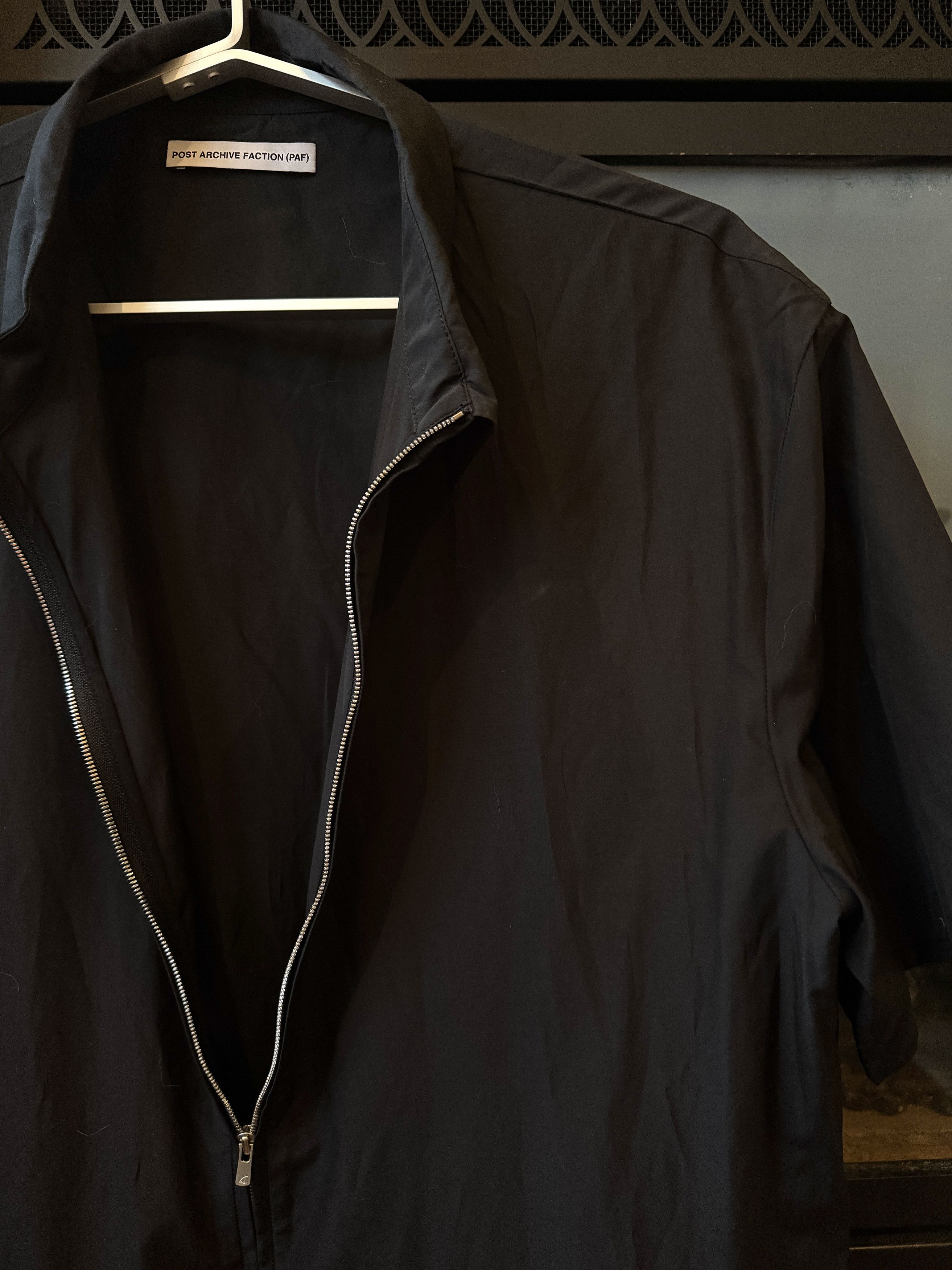 POST ARCHIVE FACTION (PAF) PAF 8.0 SILK Half Shirt Right Zip Front BRAND NEW Size US XL / EU 56 / 4 - 7 Thumbnail