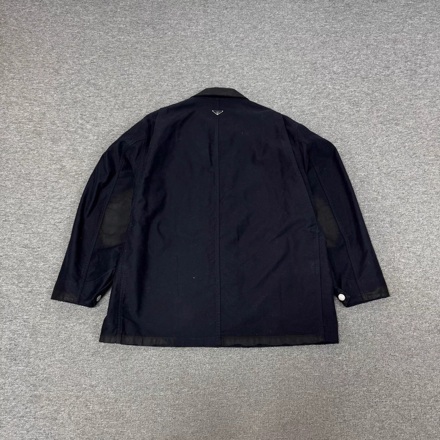 Prada Prada Runway Mud Dye Triangle Single Breasted Work Jacket M Size US M / EU 48-50 / 2 - 2 Thumbnail