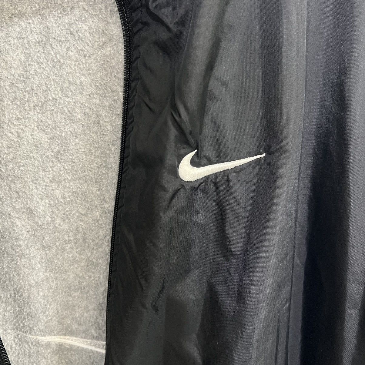 Nike Vintage 90s Nike Lined Jacket Lightweight Black Size US XL / EU 56 / 4 - 5 Thumbnail