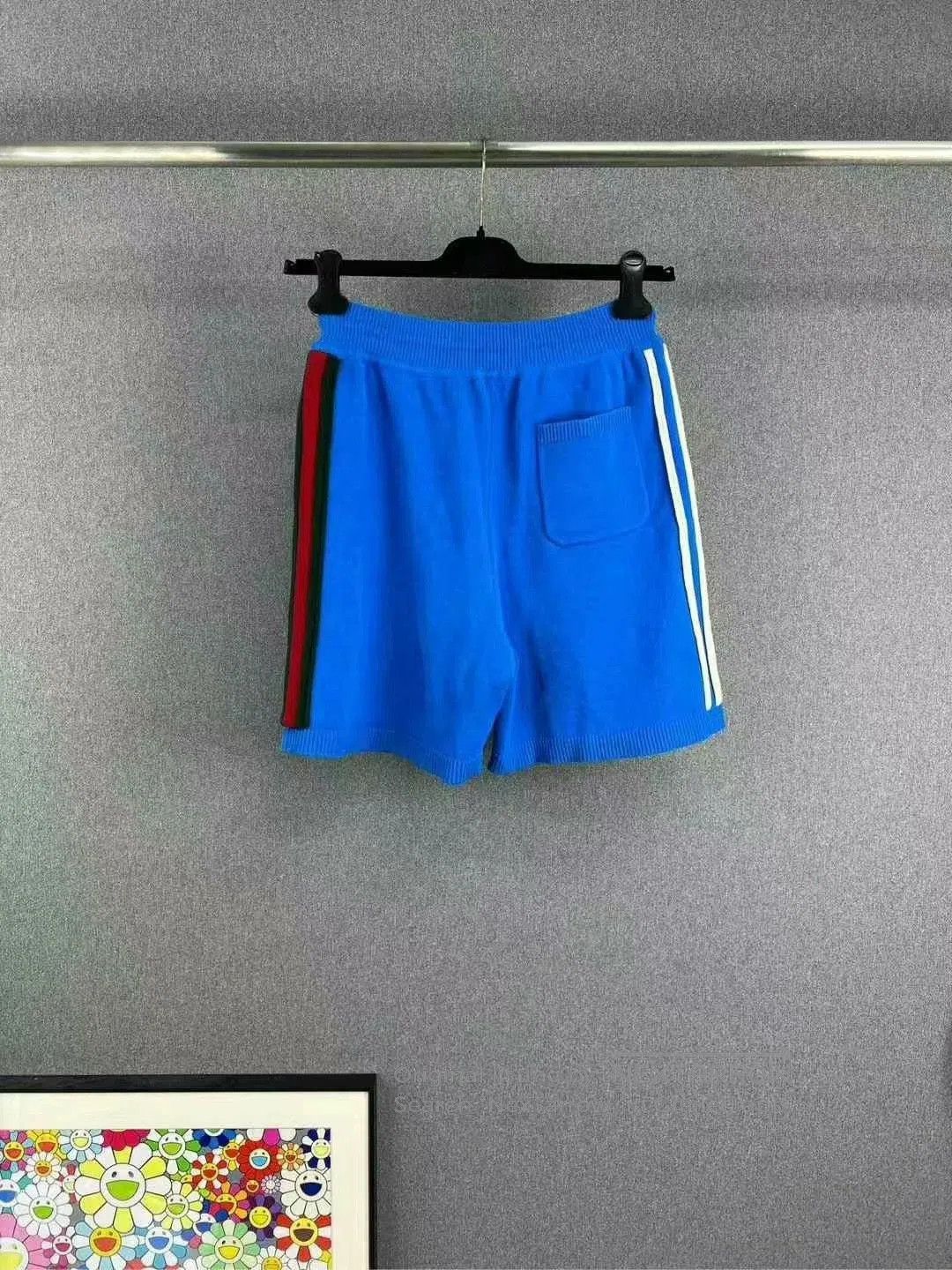Gucci gucci x adidas blue embroidered logo shorts. Size US 27 - 2 Thumbnail
